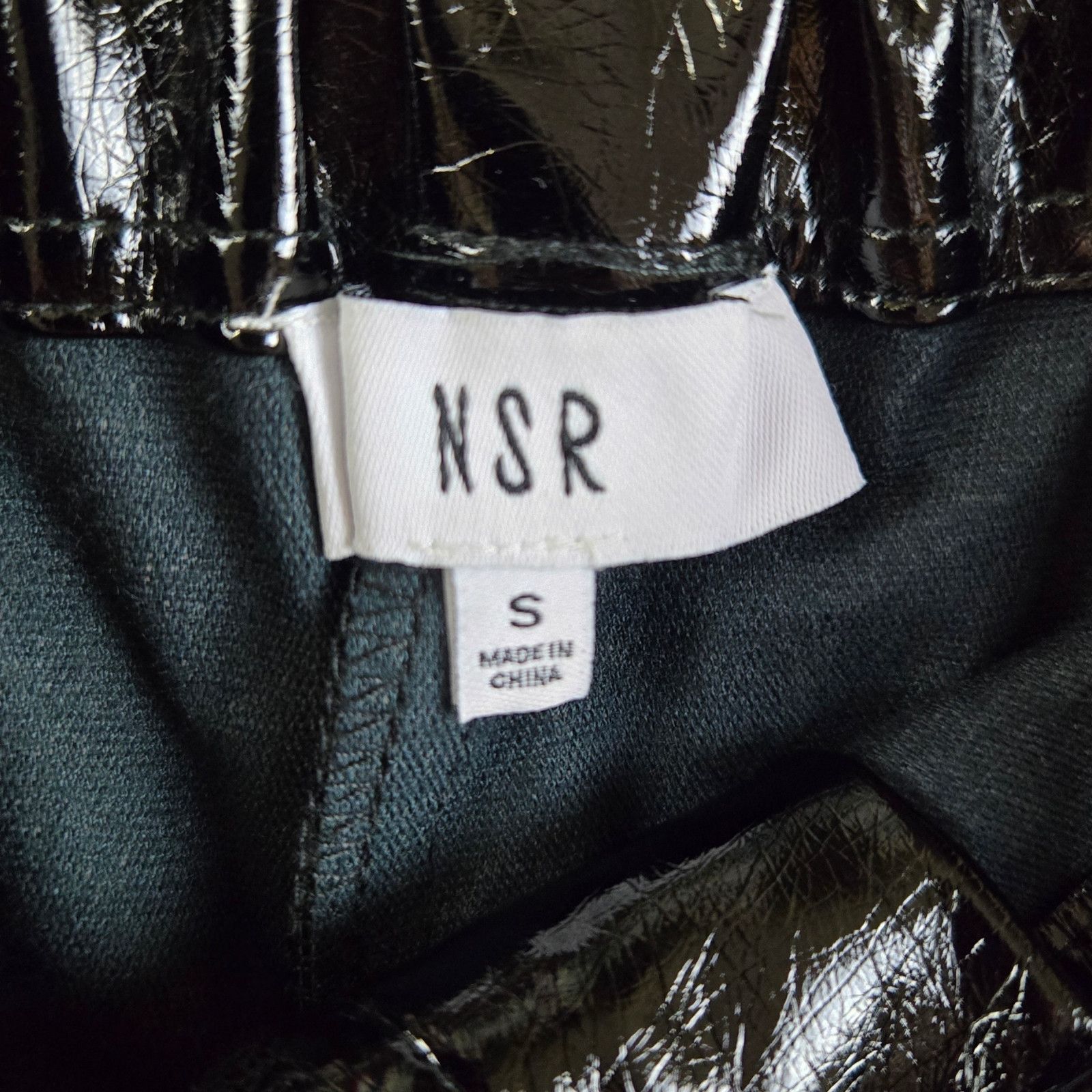 Other Black Patent Faux Leather Utility Shorts Size Small Size 26" / US 2 / IT 38 - 4 Thumbnail