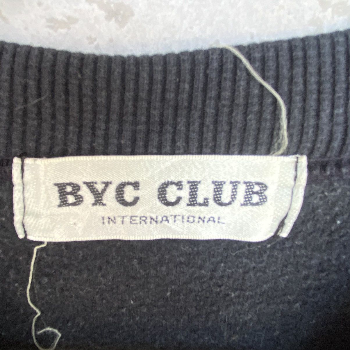 Other Vintage Byc Club Printed Crewneck Sweatshirt Black Size L Size US L / EU 52-54 / 3 - 6 Thumbnail