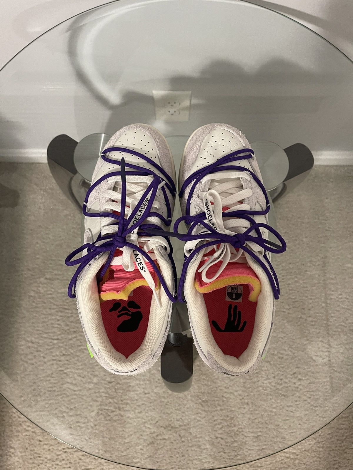 Nike × Off-White Off-White x Nike Dunk Low Size US 8 / EU 41 - 5 Thumbnail