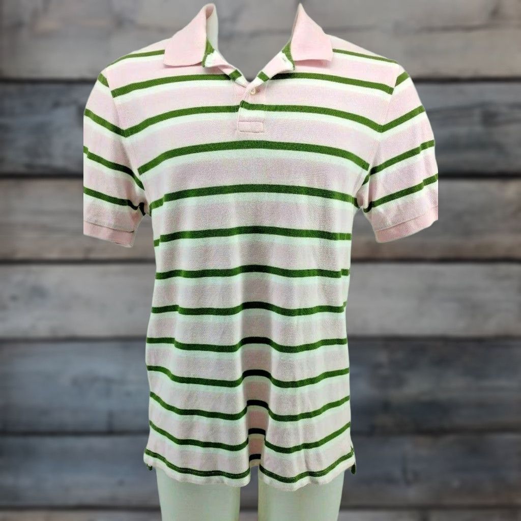 J.Crew J.Crew Pink Polo Shirt Men's Medium 100% Cotton Polo Shirt Casual Polo Button-Up Short Sleeve Classic Fit Navy Brand J.CREW Mens Size US M / EU 48-50 / 2 - 1 Thumbnail