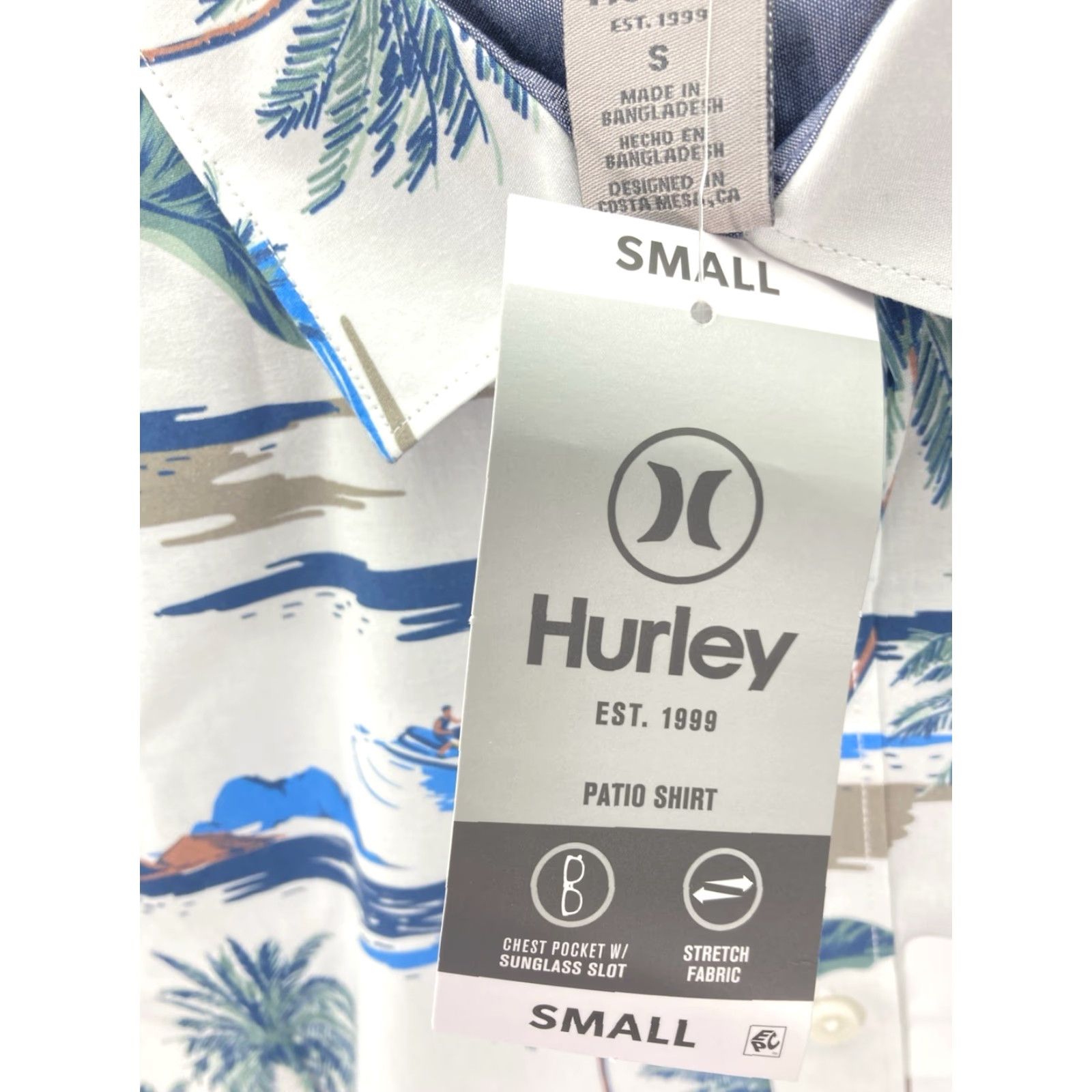 Hurley Hurley Patio Cabana Shirt Men Sz Small AOP Floral Button Short Sleeve Casual NWT Size US S / EU 44-46 / 1 - 5 Thumbnail