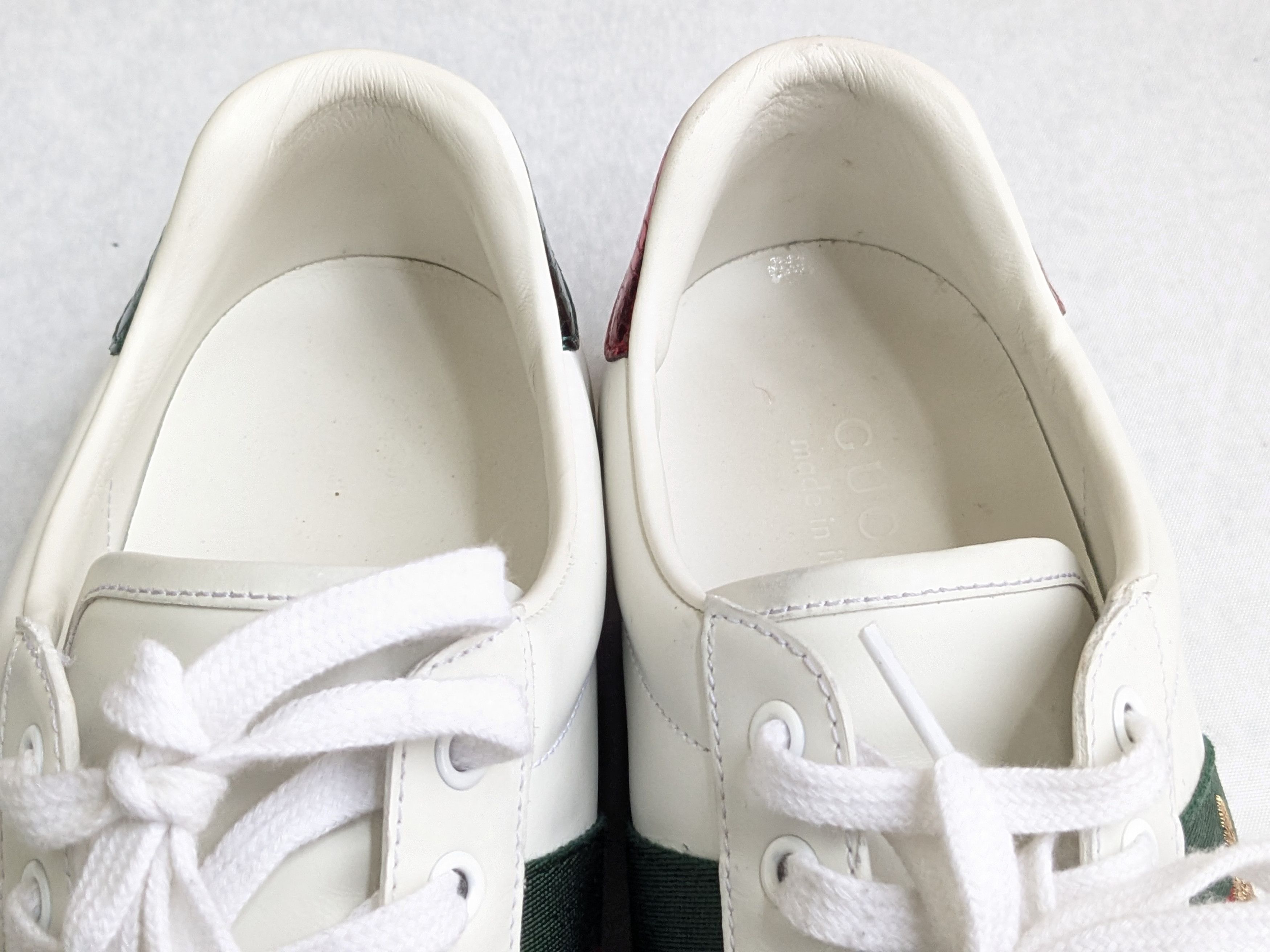 Gucci Gucci Ace White Bee 9 Low Tops Leather Size US 9 / EU 42 - 5 Thumbnail