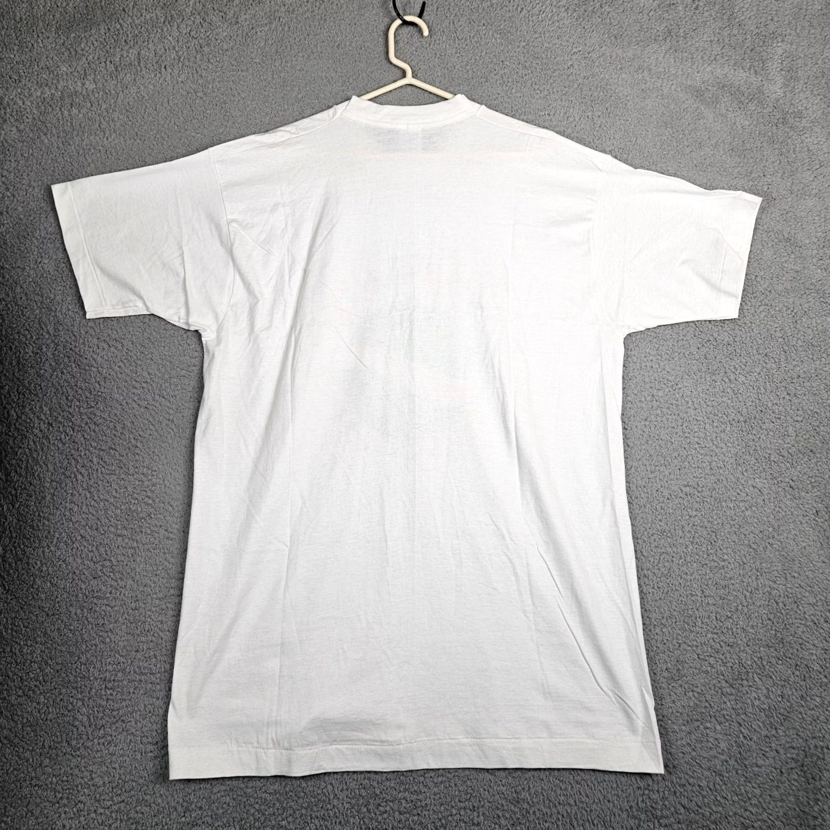 Vintage VINTAGE Jammin' with DJ! Earth Day UNISEX ADULT Short Sleeve Tee Size XL White Jersey Cotton Crew Neck T-Shirt Art All Seasons Mens Womens Boys Girls Size 40" / US 18 - 5 Thumbnail