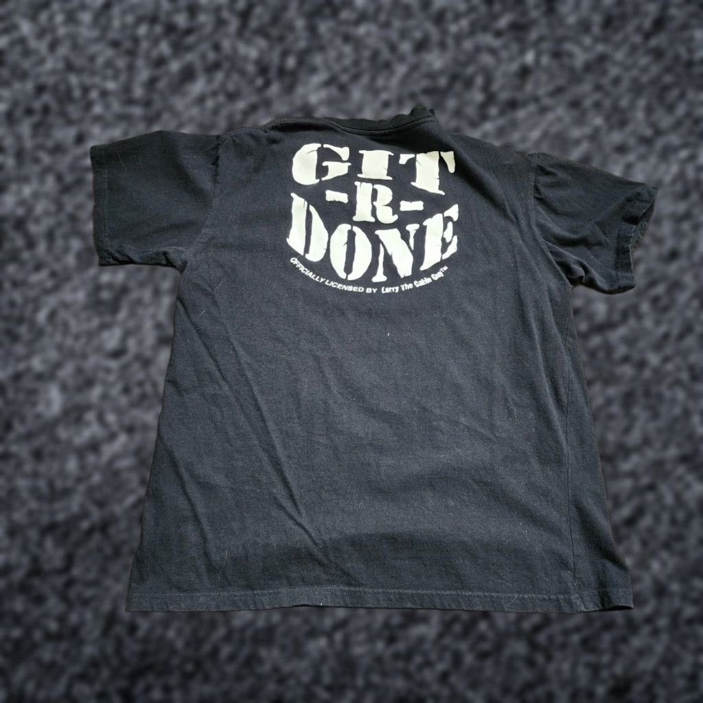 Doublet VINTAGE Larry the Cable Guy Git R Done Black T-Shirt XL Short Sleeve Graphic Mens Size US XL / EU 56 / 4 - 1 Thumbnail