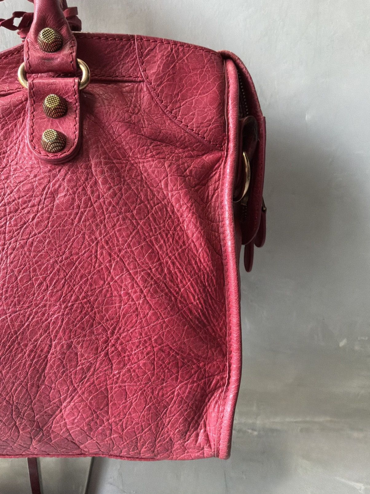 Balenciaga Balenciaga - Classic City Pink Lambskin Bag Size ONE SIZE - 15 Thumbnail