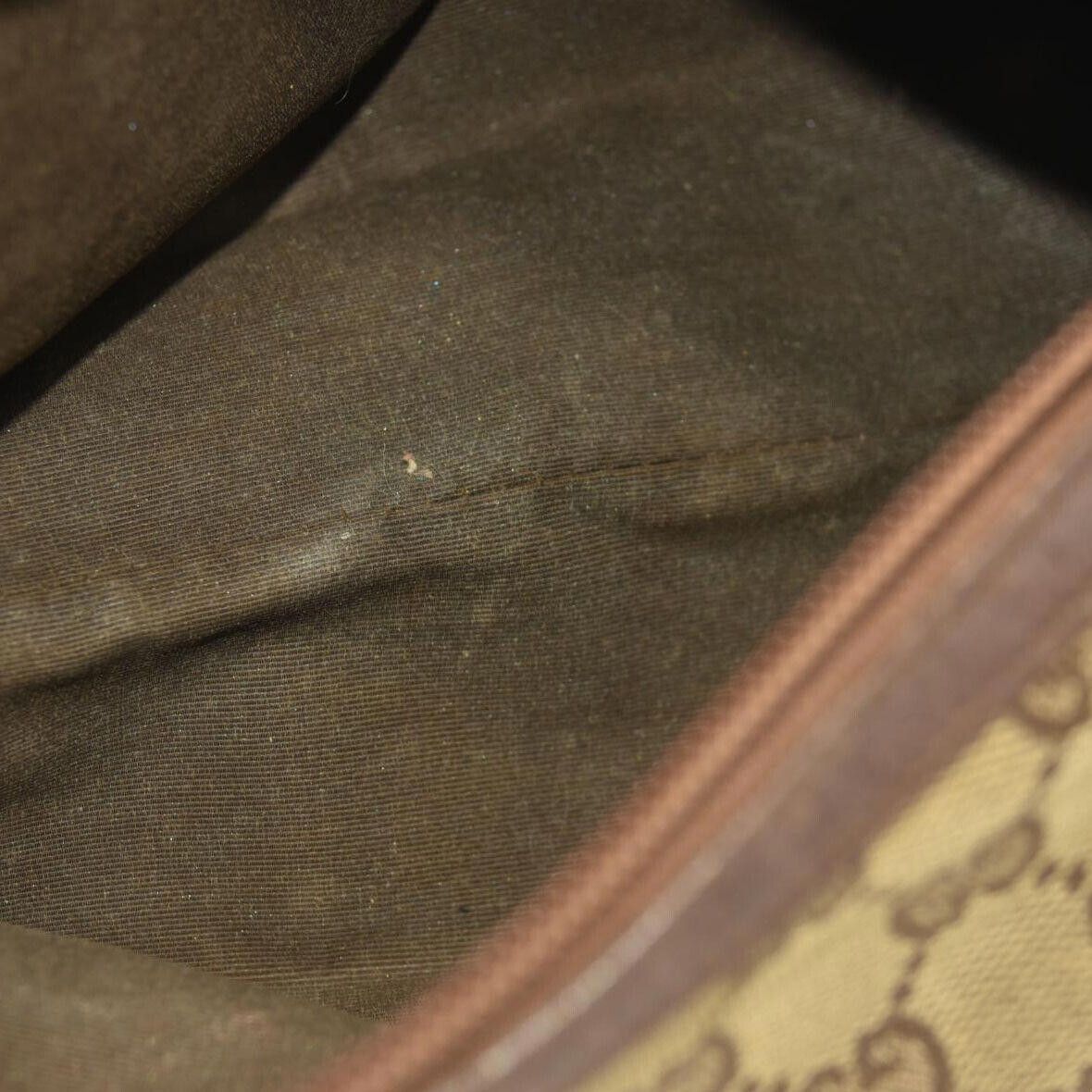 Gucci Gucci Monogram Large Cosmetic Case Brown 29595 203887 Size ONE SIZE - 10 Thumbnail