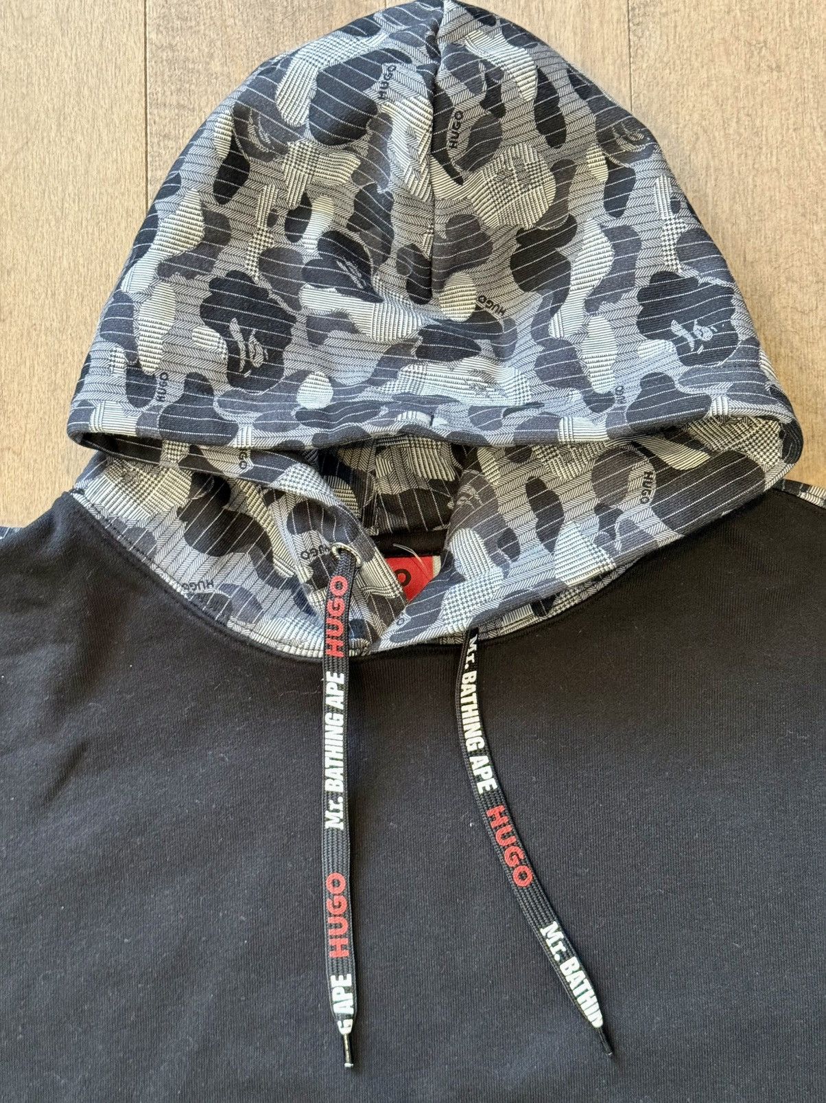 Bape × Hugo Boss New BAPE Mr. Bathing Ape X Hugo Boss Rare Collab Camo Hoodie Size US S / EU 44-46 / 1 - 14 Thumbnail