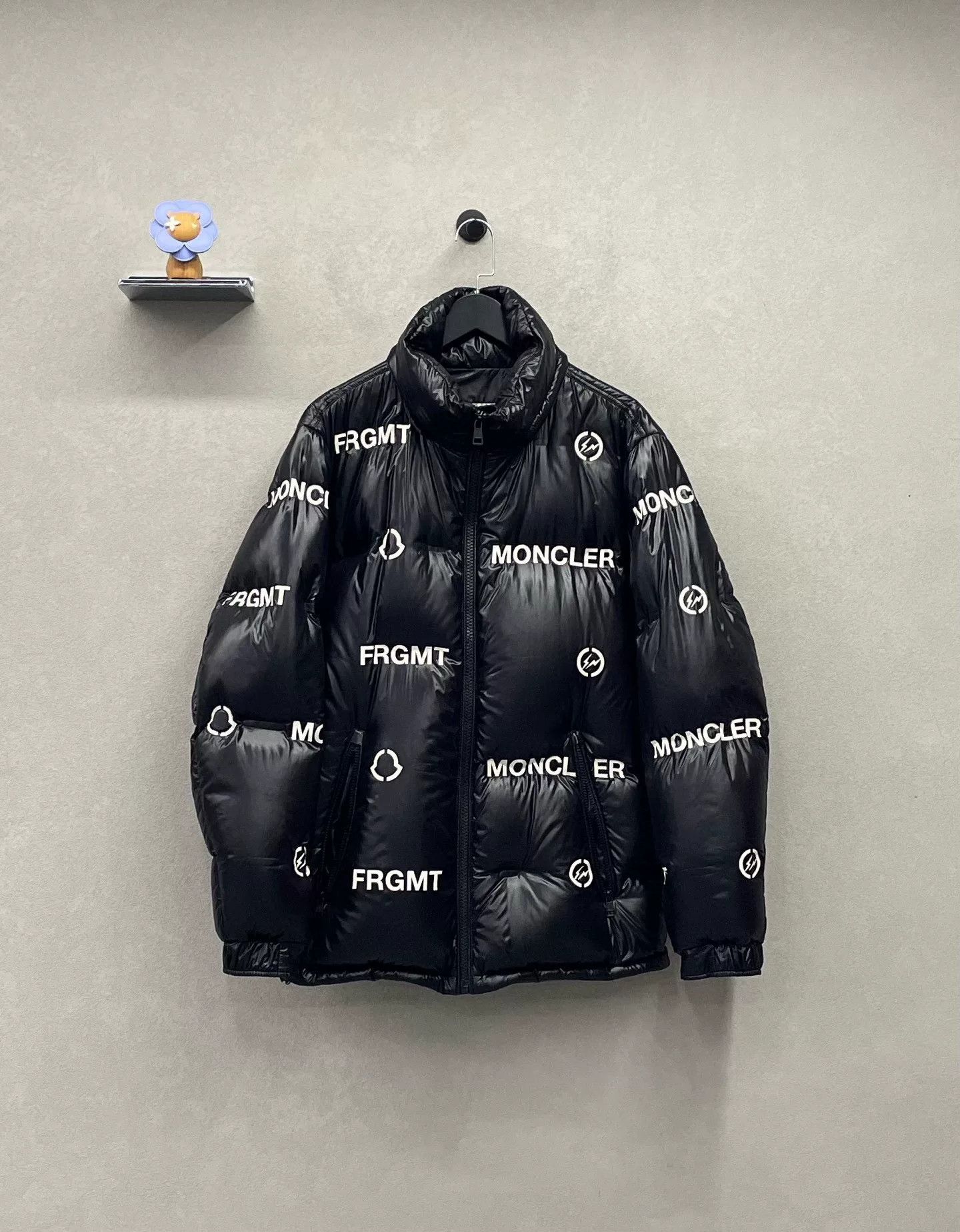Moncler Moncler x Fragment Black Down Jacket Size US XL / EU 56 / 4 - 1 Thumbnail