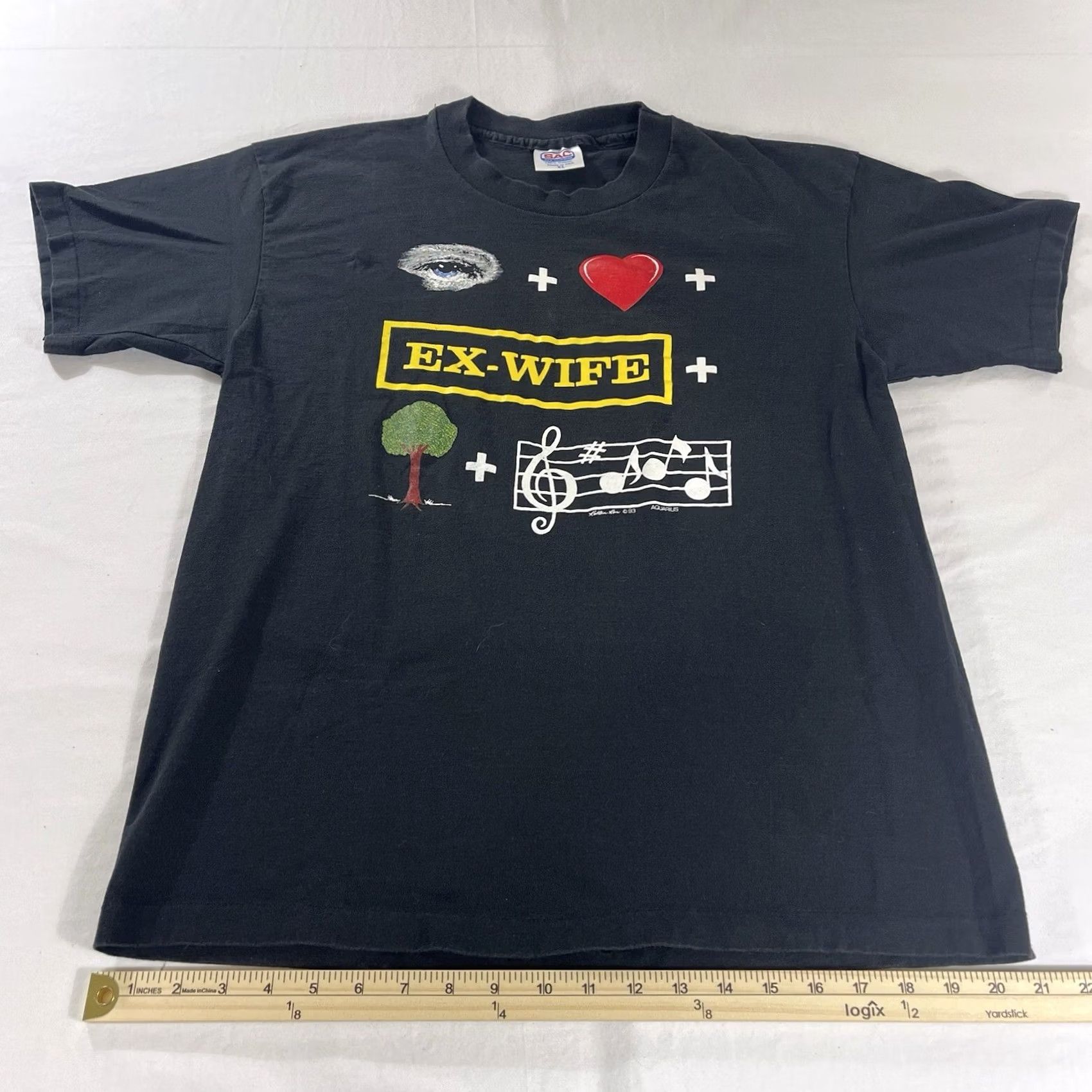 Vintage VINTAGE SAC T-Shirt XL Black I LOVE COUNTRY MUSIC 90s Single Stitch Graphic Tee Mens XL Size US XL / EU 56 / 4 - 6 Thumbnail