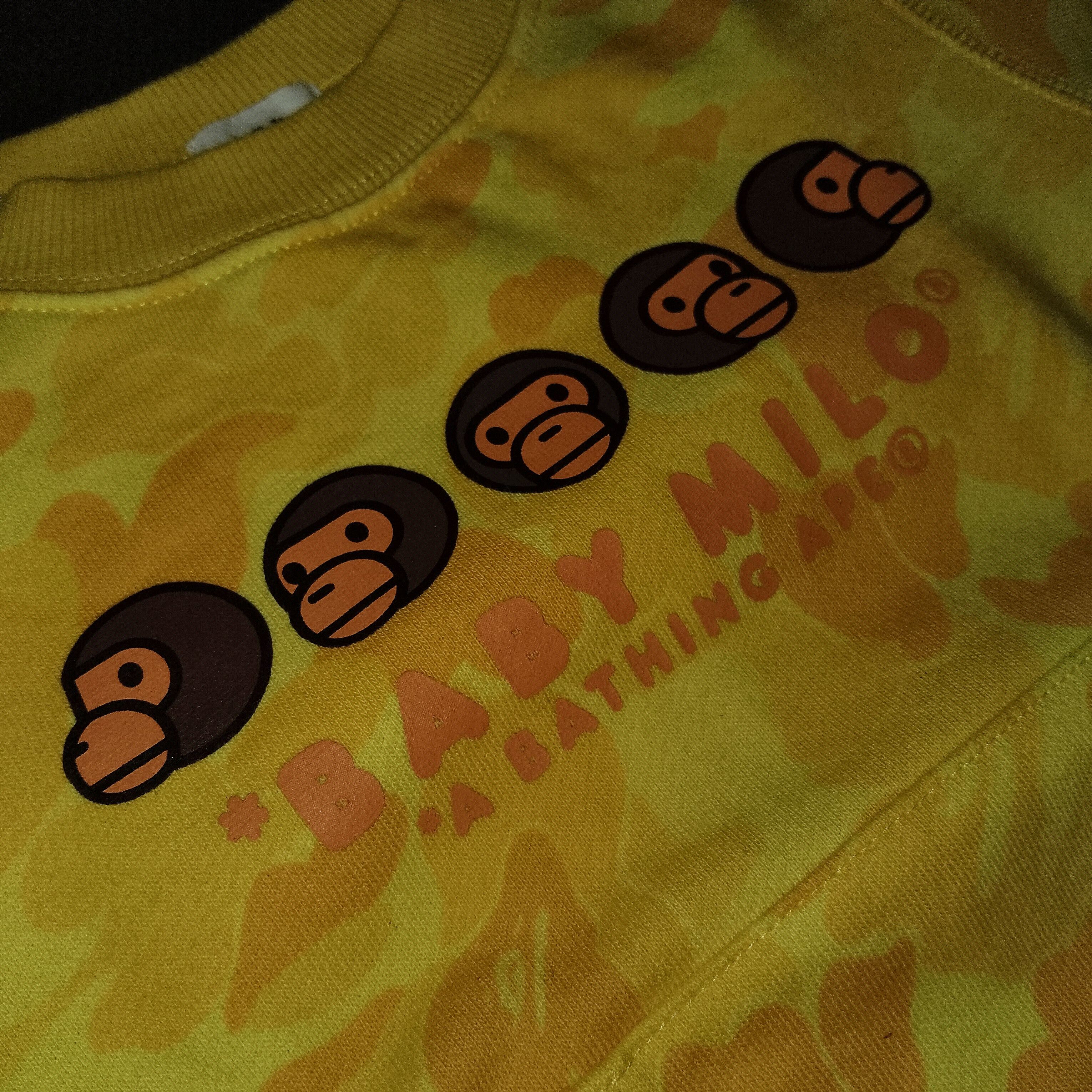 Bape Exclusive BAPE KIDS Store Baby Milo Camo Crewneck Plush Doll Size ONE SIZE - 3 Thumbnail