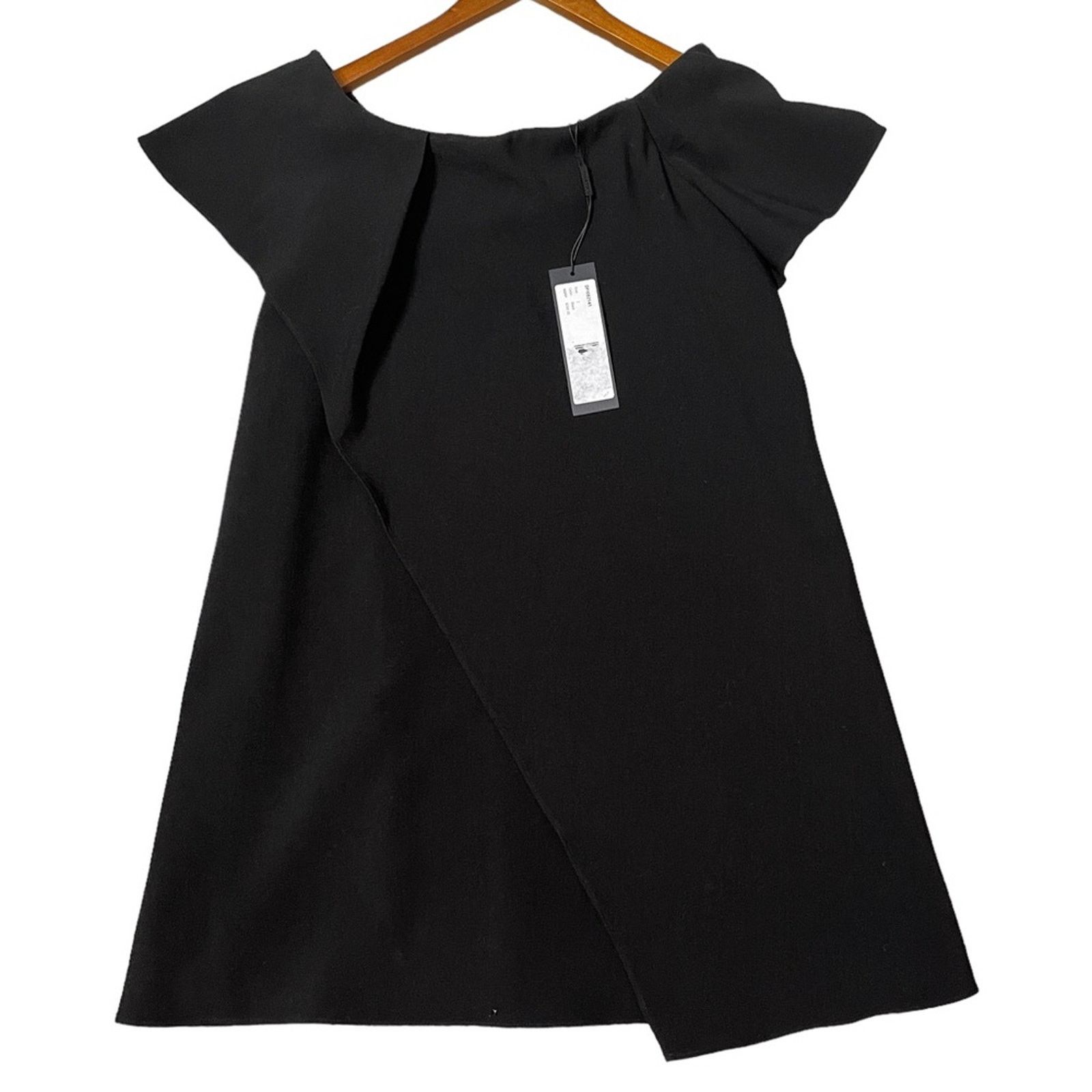Halston Heritage Halston Heritage Off-the-Shoulder Asymmetric Shift Dress Size XS / US 0-2 / IT 36-38 - 2 Thumbnail