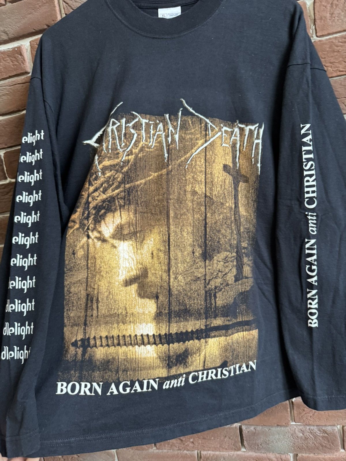 Vintage 1999 CHRISTIAN DEATH Born Again Death Rock Metal Band Tee Size US XL / EU 56 / 4 - 3 Thumbnail