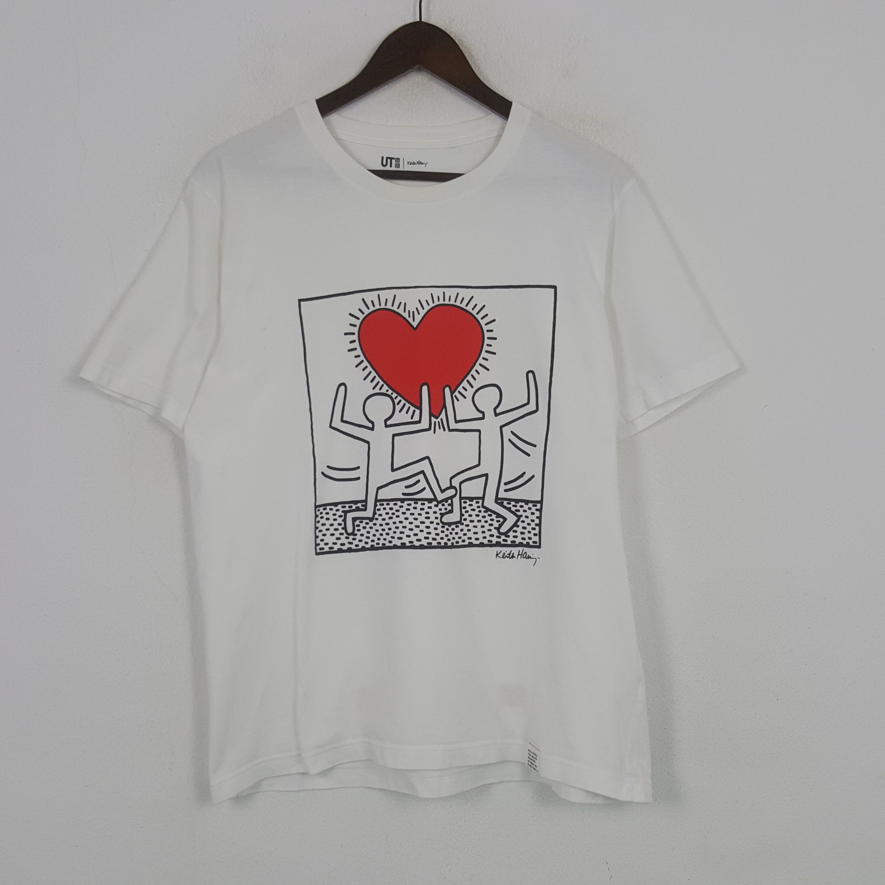 Keith Haring Vintage Keith Haring x Uniqlo Tshirt Size US L / EU 52-54 / 3 - 1 Thumbnail