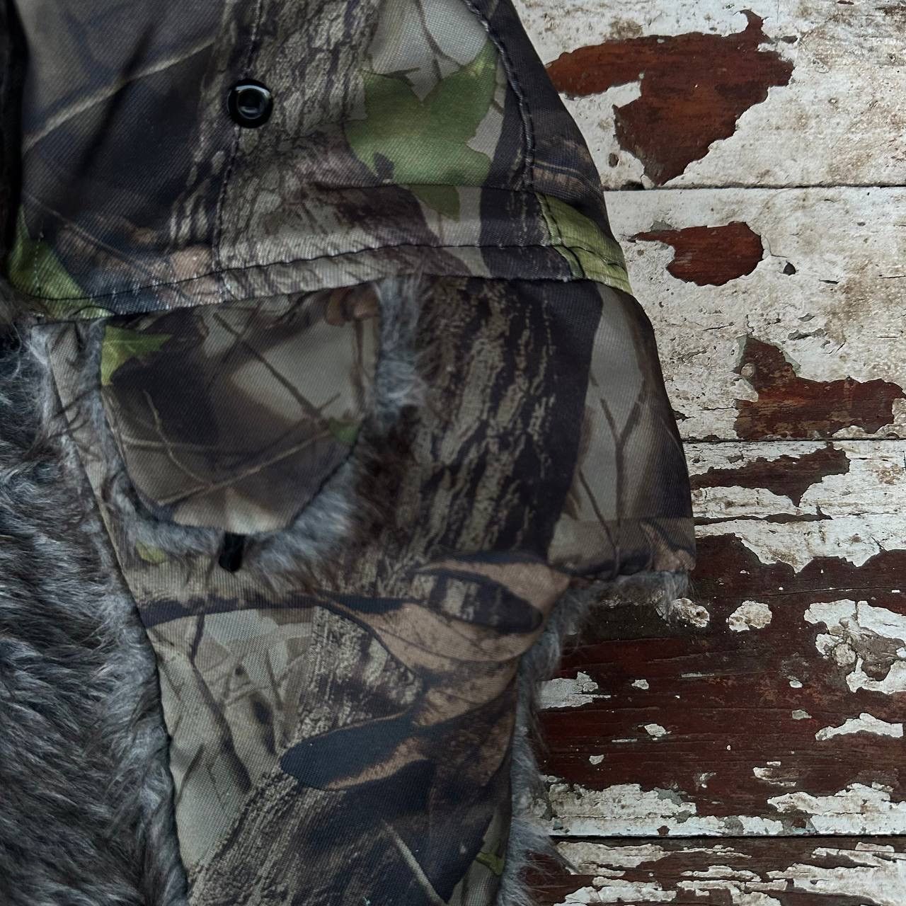 Realtree Vintage Real Tree Ushanka Hat Cap Y2K Grunge 00s USA Size ONE SIZE - 3 Thumbnail
