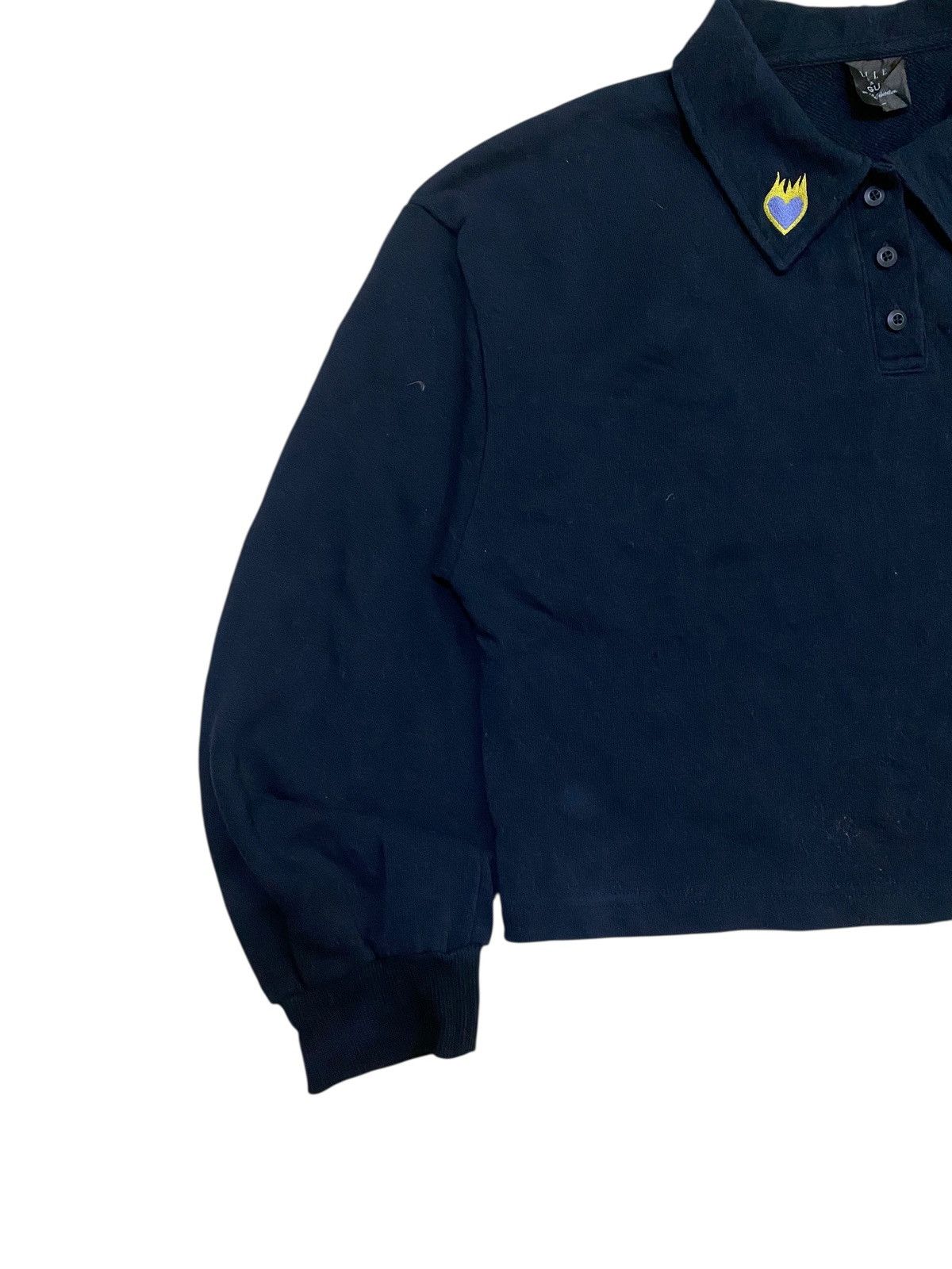 GU × Undercover GU x ELLE Cropped Long Sleeve Polo Size M / US 6-8 / IT 42-44 - 6 Thumbnail