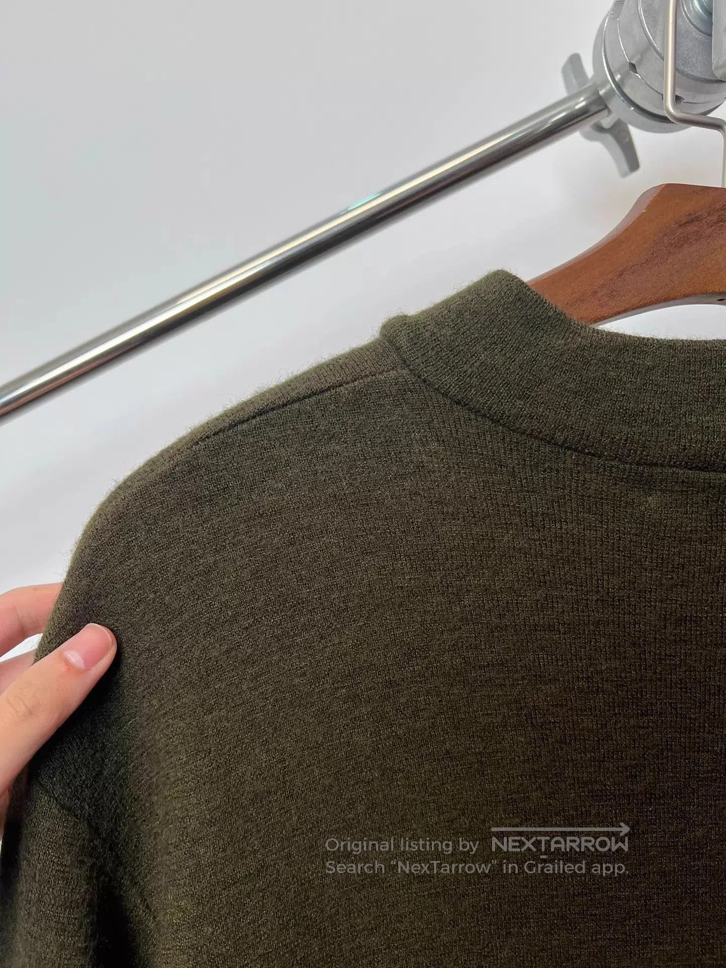 Yohji Yamamoto Long Sleeve Mock Neck Sweater. Size US L / EU 52-54 / 3 - 6 Thumbnail