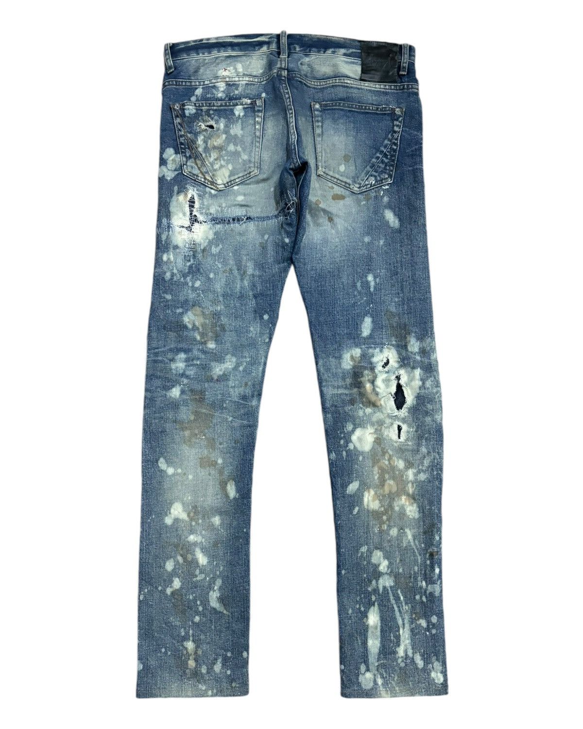 Fagassent Toshiki Aoki 🔥 Fagassent Toshiki Aoki RIPPED PATCHWORK DISTRESSED DENIM Size US 33 - 8 Thumbnail