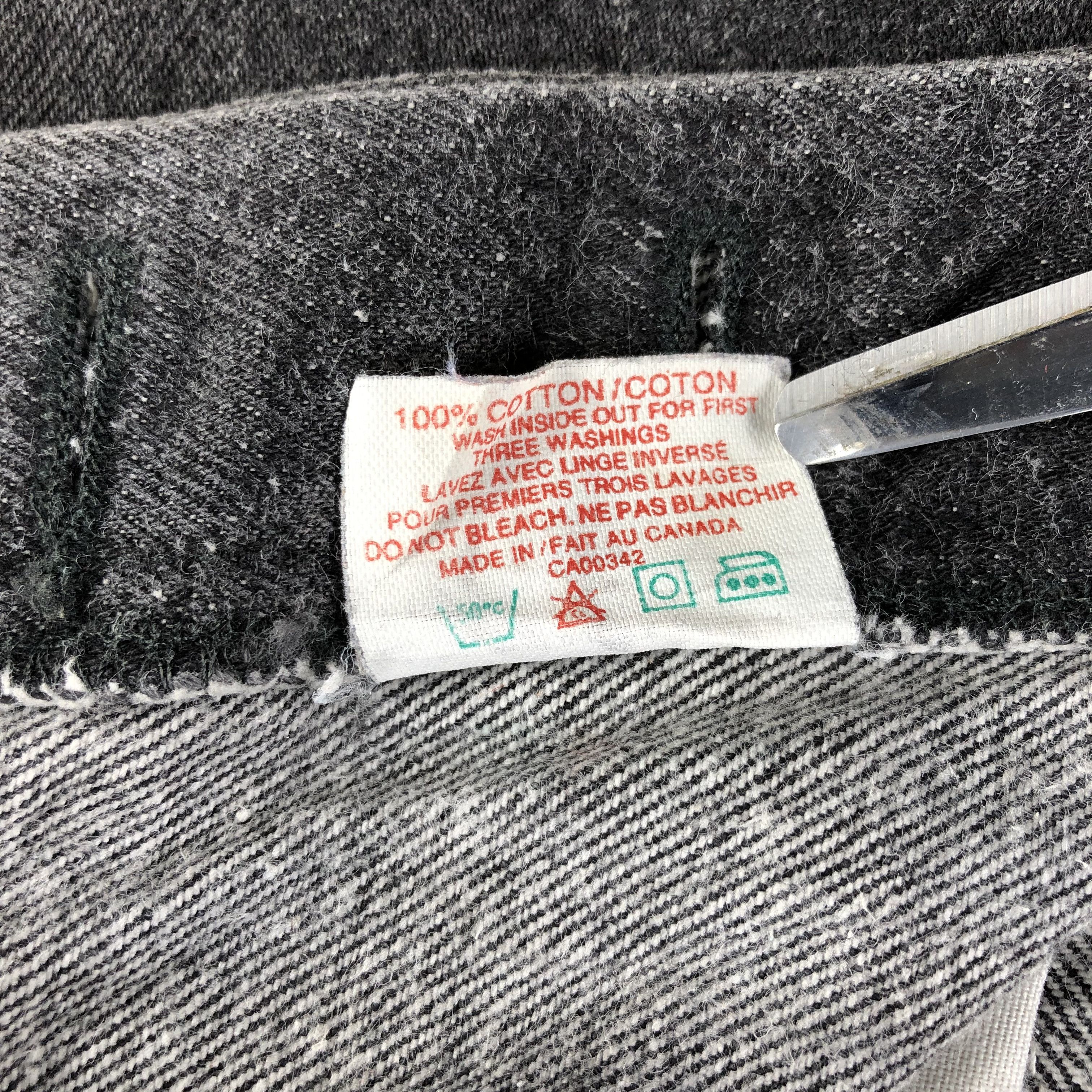 Levi's Vintage 90s Faded Black Levis 501 Jeans-JM2933 Size US 31 - 9 Thumbnail