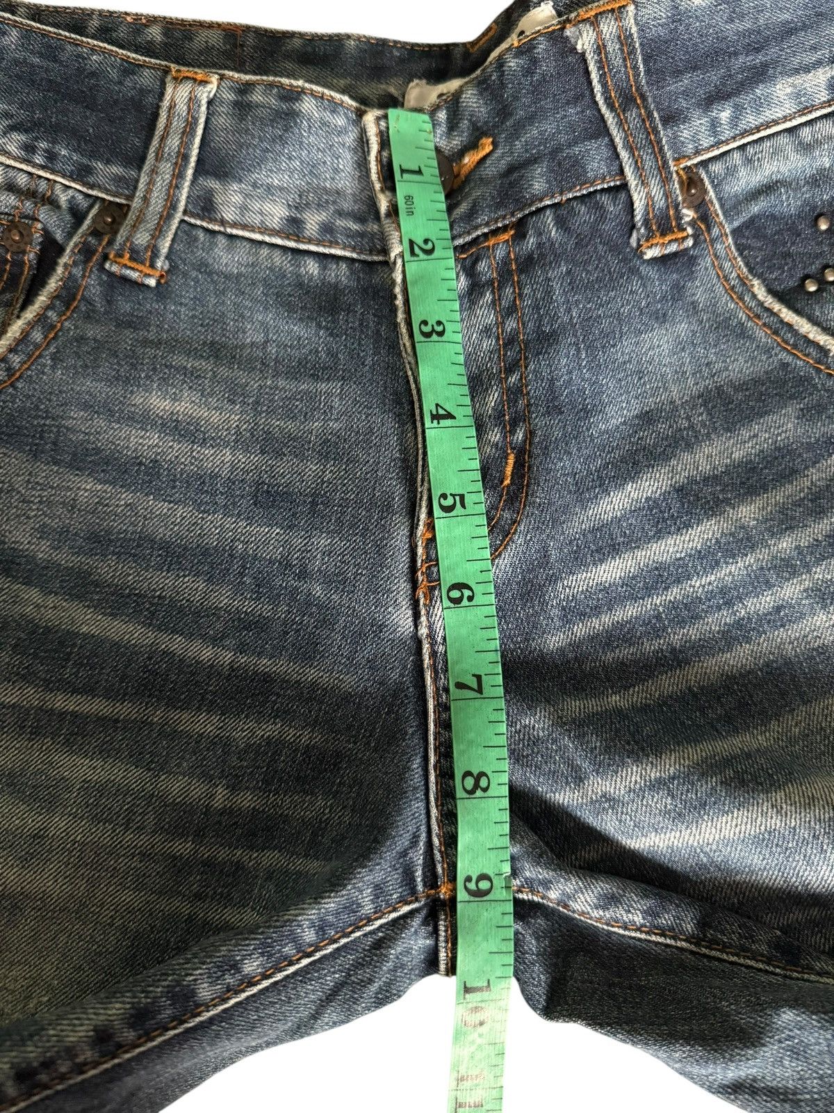 Tornado Mart Flared Jeans Sanford Distressed Faded Bootcut Denim Size US 31 - 10 Thumbnail