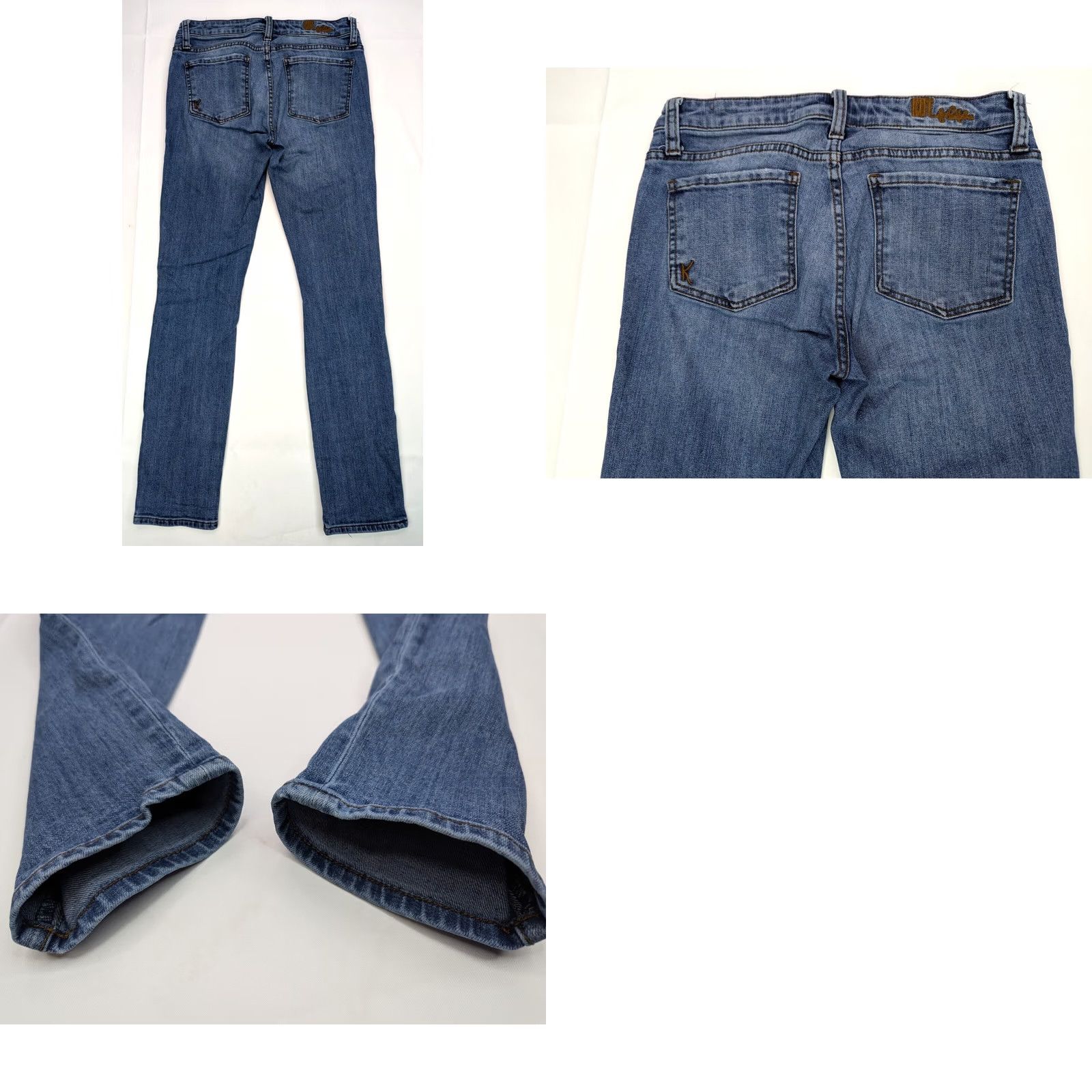 Vintage Kut From The Kloth Katy Jeans Women 2 (29x29) Blue Mid-Rise Distressed Boyfriend Size 26" / US 2 / IT 38 - 9 Thumbnail