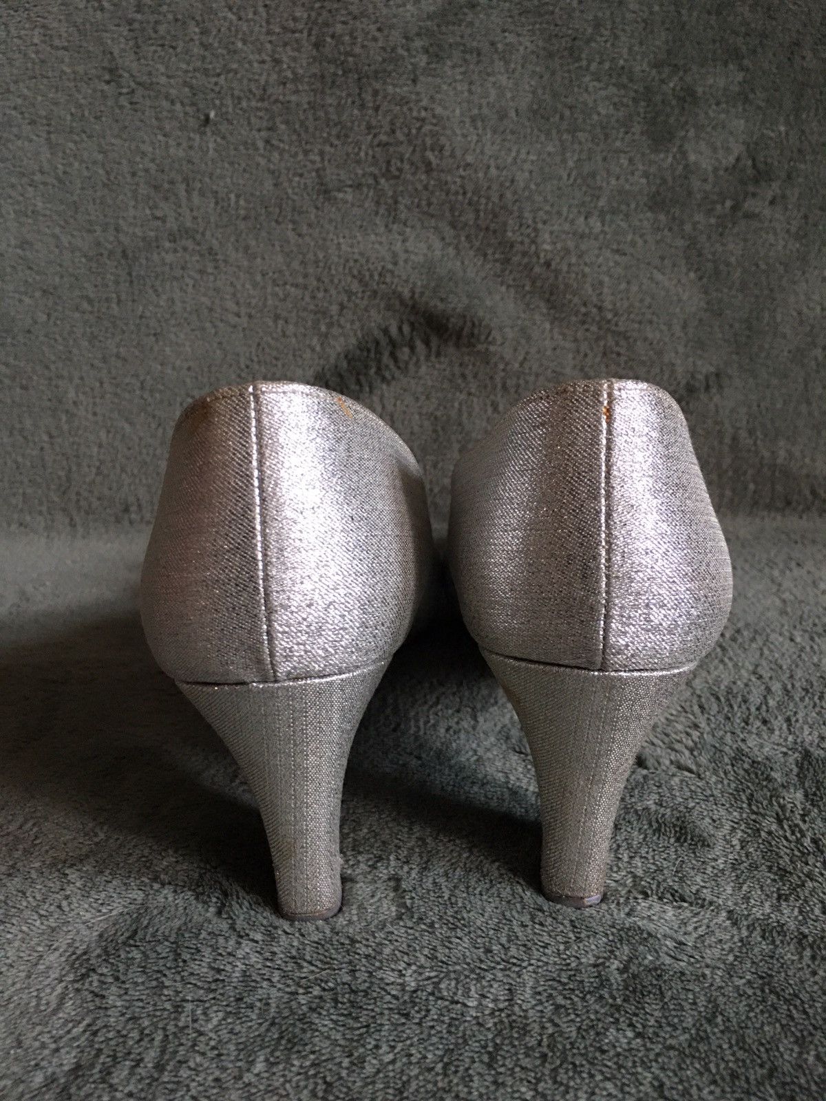 Dior Souliers Christian Dior Vintage Cristal Silver Pump Heels 6 Size US 6 / IT 36 - 7 Thumbnail