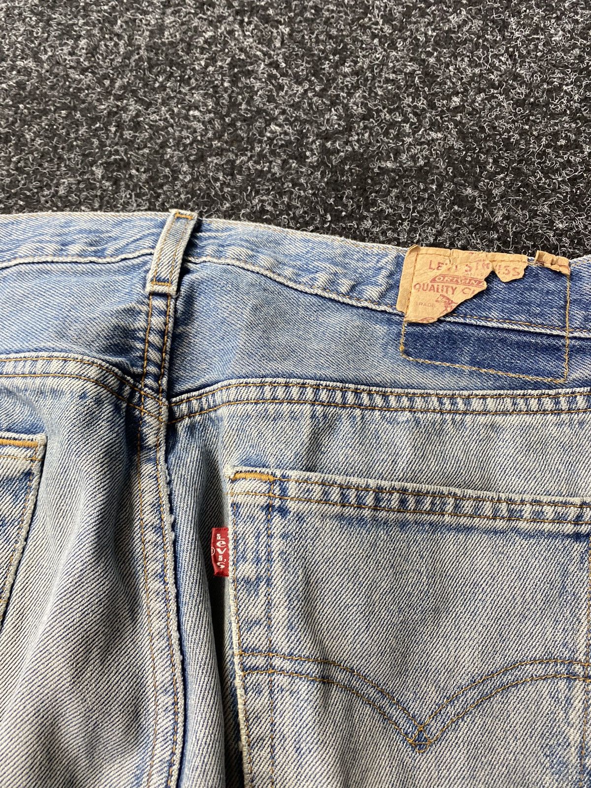 If Six Was Nine × Levi's 90s Levis Baggy Relaxed Dirty Distressed Opium Punk Jean vtg Size US 32 / EU 48 - 14 Thumbnail