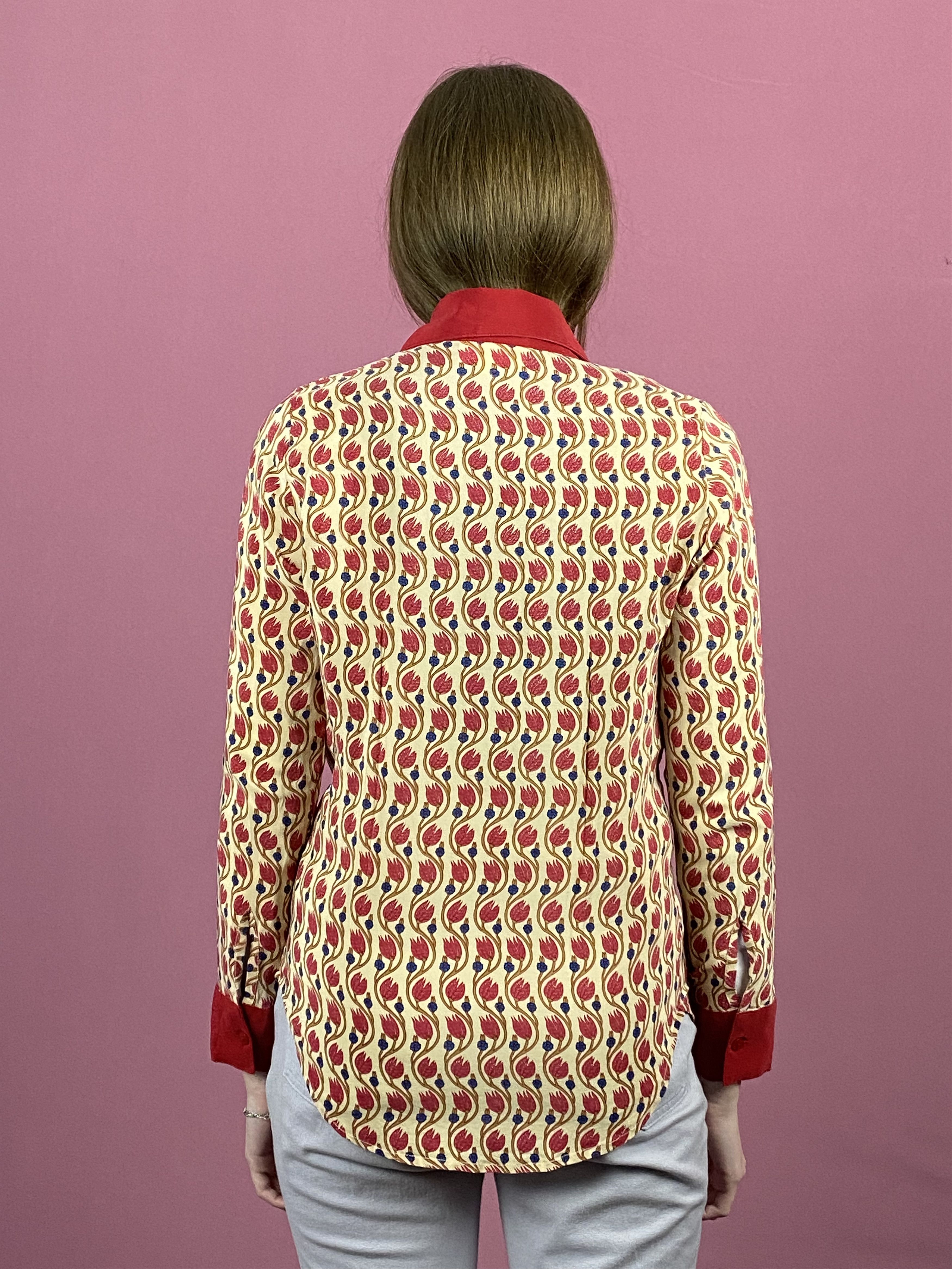 Vintage Pureheart Vintage Women's Silk Shirt - 36 S Size XS / US 0-2 / IT 36-38 - 3 Thumbnail