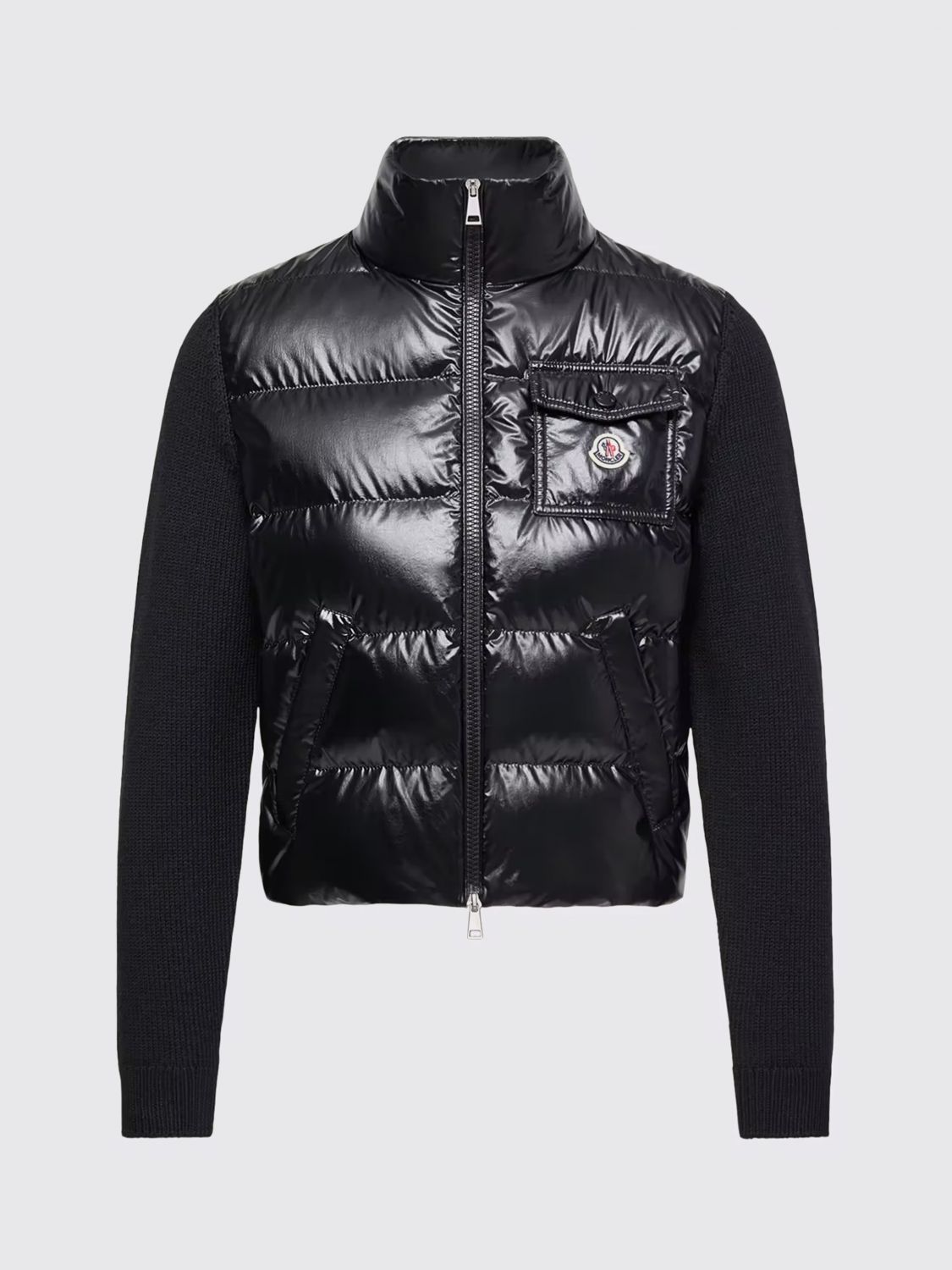 Moncler Moncler Cardigan Woman Black Size L / US 10 / IT 46 - 1 Preview