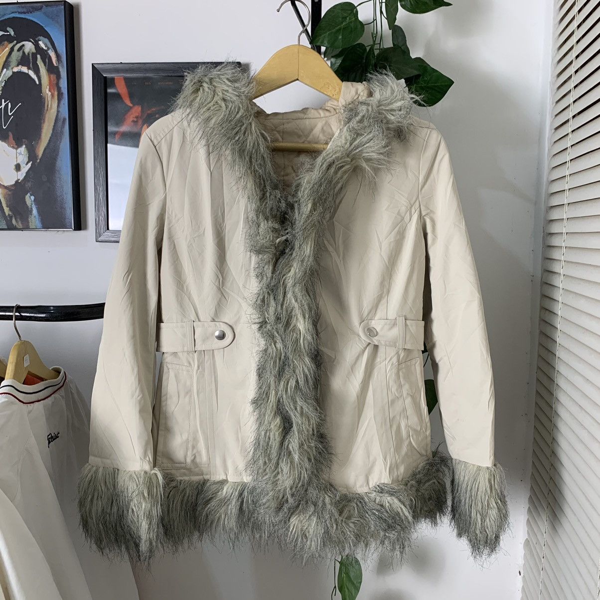 Other RARE Vintage Uniqlo Sheepskin Faux Fur Jacket Size L / US 10 / IT 46 - 1 Thumbnail