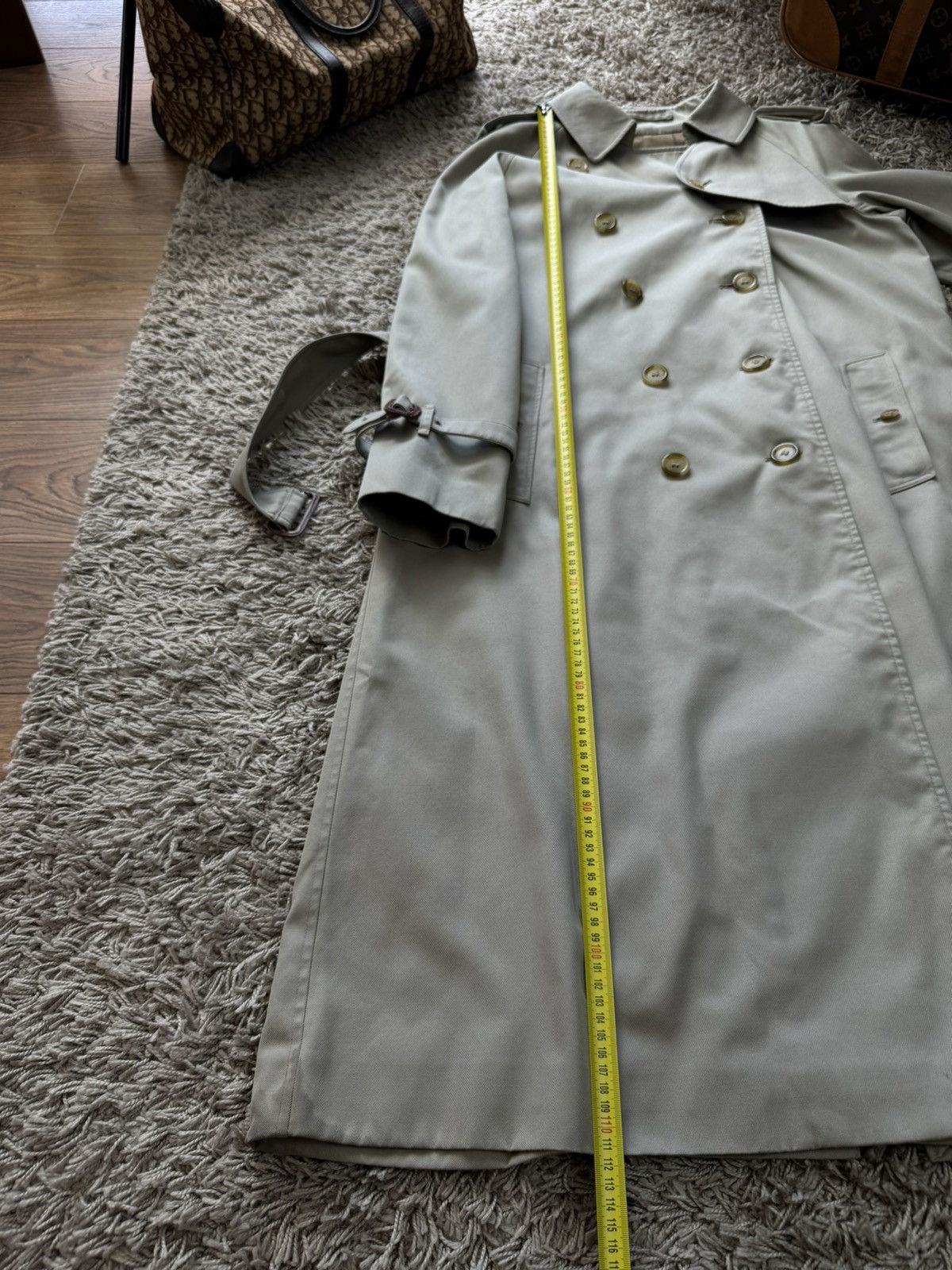 Burberry × Vintage Vintage trench coat Burberry original luxury streetwear item Size M / US 6-8 / IT 42-44 - 6 Thumbnail