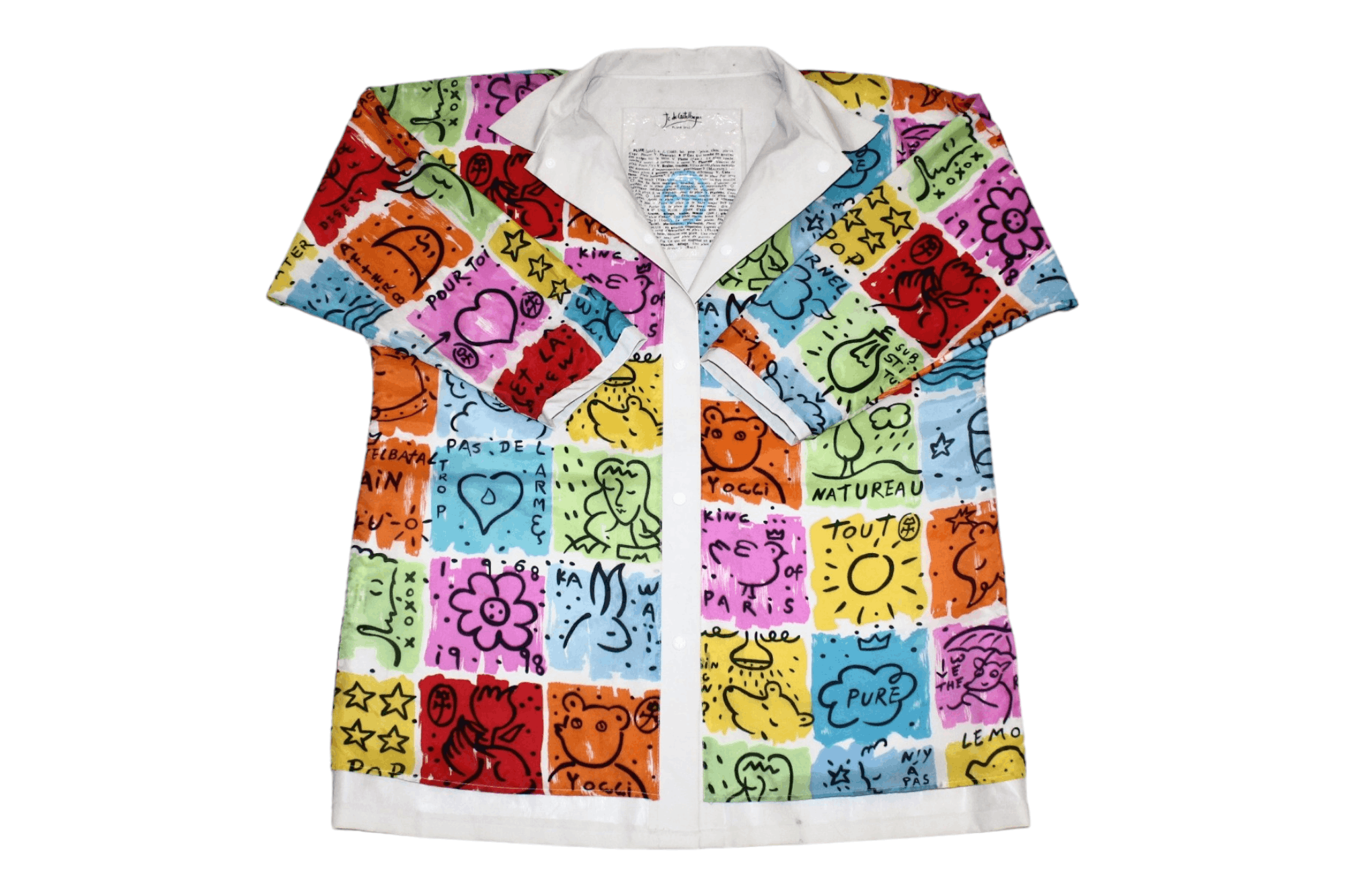 Jean Charles De Castelbajac 💥Jean Charles De Castelbajac Pluie PVC Reversible Raincoat Size US L / EU 52-54 / 3 - 1 Thumbnail
