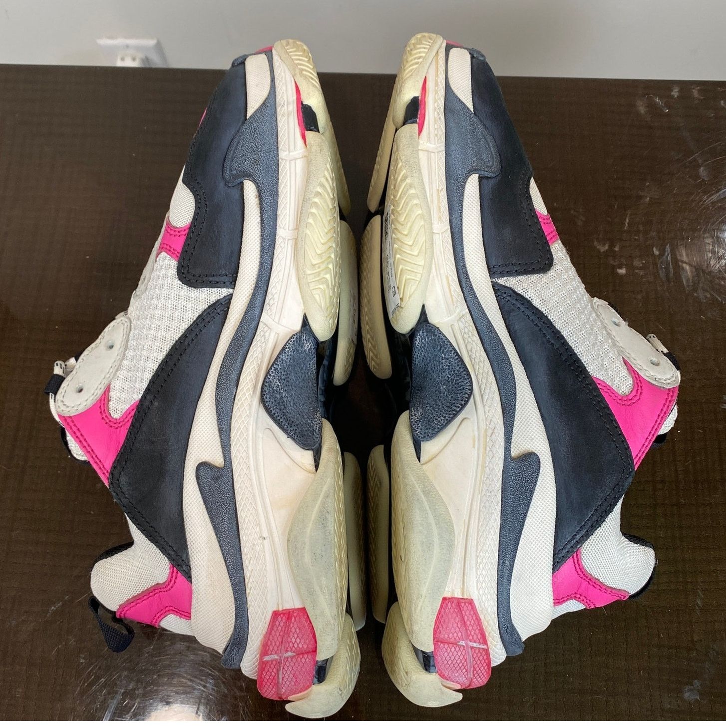 Balenciaga Balenciaga Triple S Bicolor Purple Chunky Sneakers 11 Size US 11 / IT 41 - 6 Thumbnail
