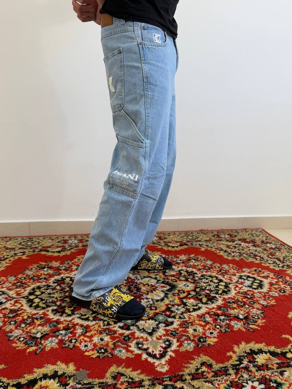 Japanese Brand baggy flared bootcut balenci style y2k hype jeans Size US 32 / EU 48 - 6 Thumbnail
