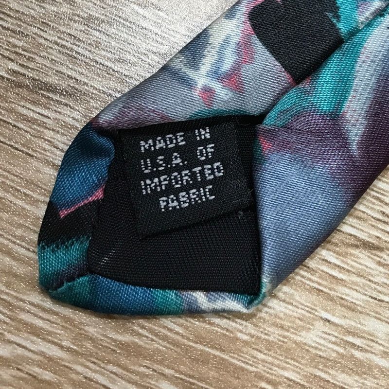 Geoffrey Beene Geoffrey Beene Vintage Classic Floral Necktie Size ONE SIZE - 3 Thumbnail