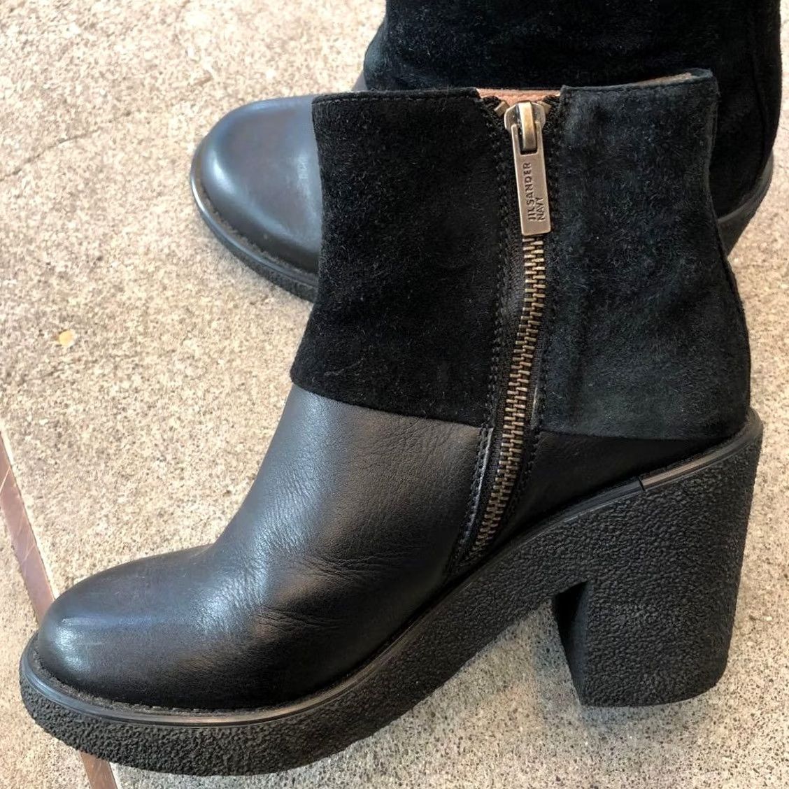 Jil Sander Jil Sander Navy Women Boots Shoes 7.0US Original Collection Size 28" / US 6 / IT 42 - 5 Thumbnail
