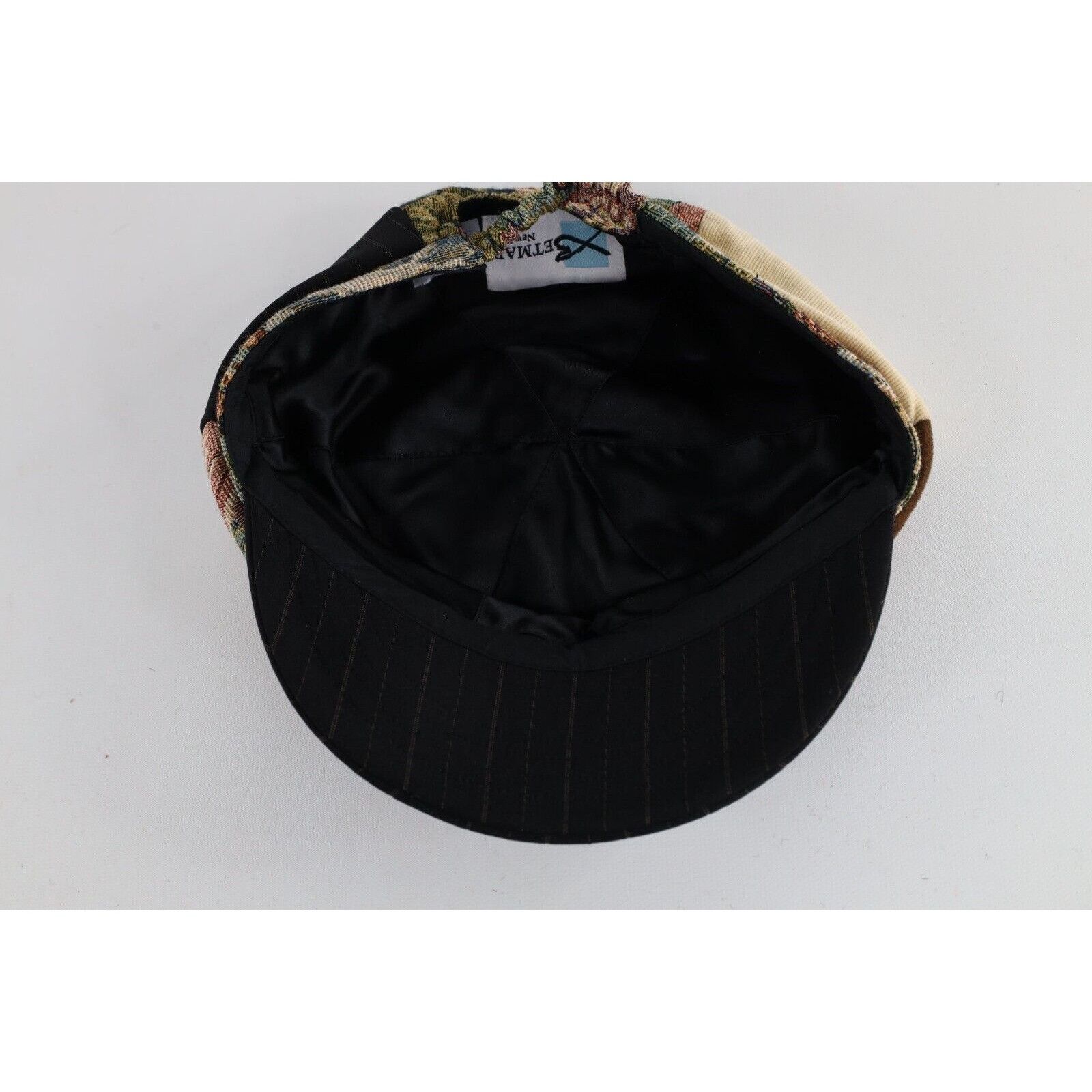 Vintage Vintage 90s Streetwear Tapestry Flower Patchwork Newsboy Cap Size ONE SIZE - 6 Thumbnail