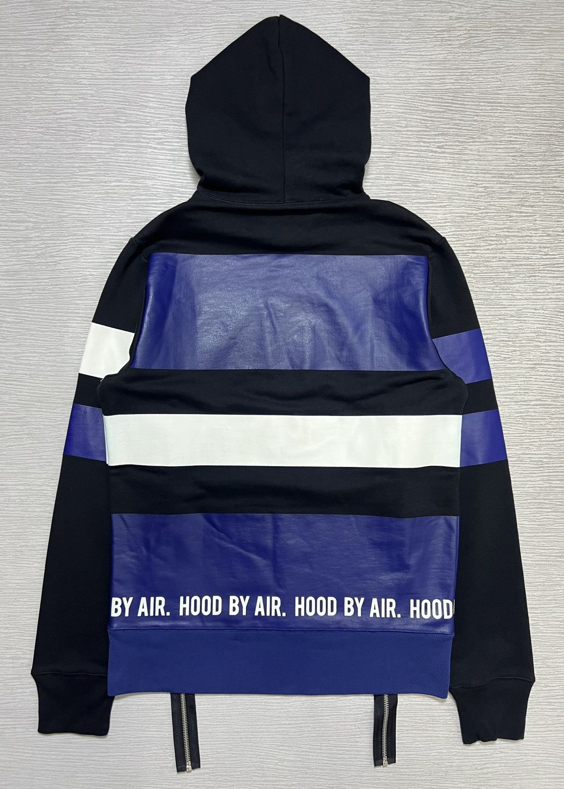 Hood By Air Hood by Air - Color Block Pattern Crewneck Double Zip Hoodie Size US XS / EU 42 / 0 - 3 Thumbnail