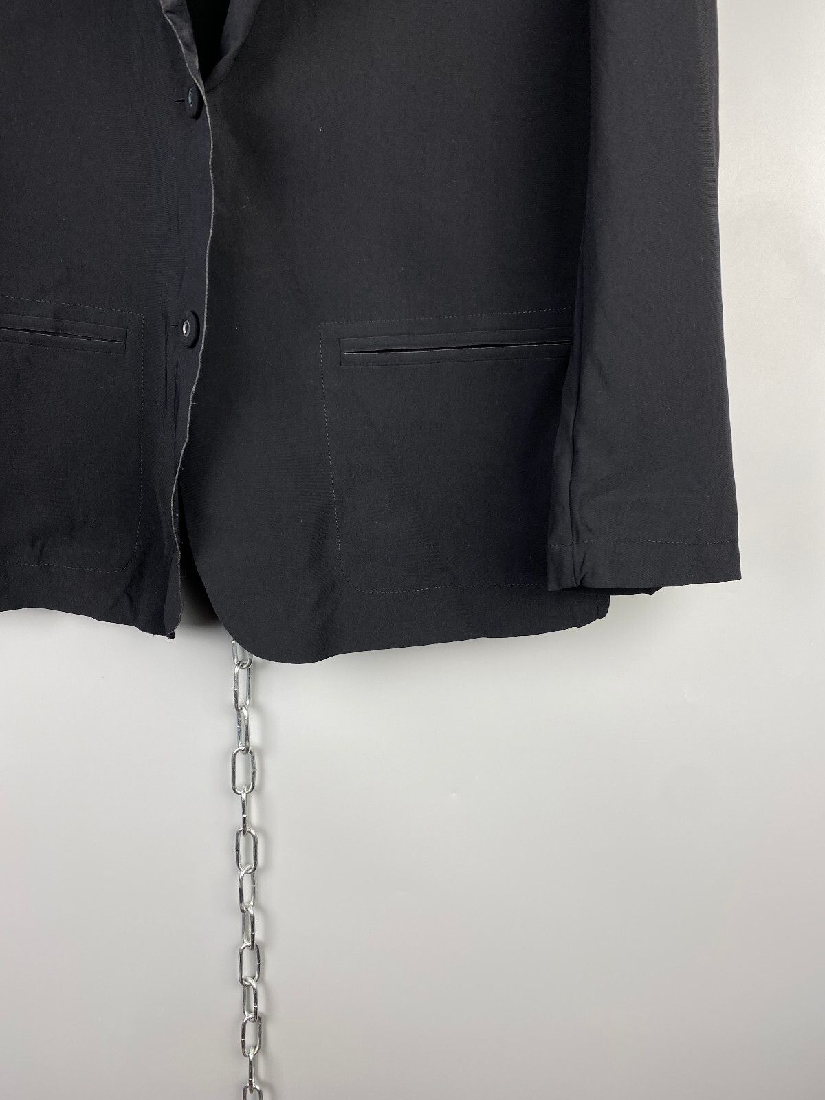 Marithe + Francois Girbaud Marithe Francois Girbaud Nylon Blazer Jacket Size S / US 4 / IT 40 - 7 Thumbnail