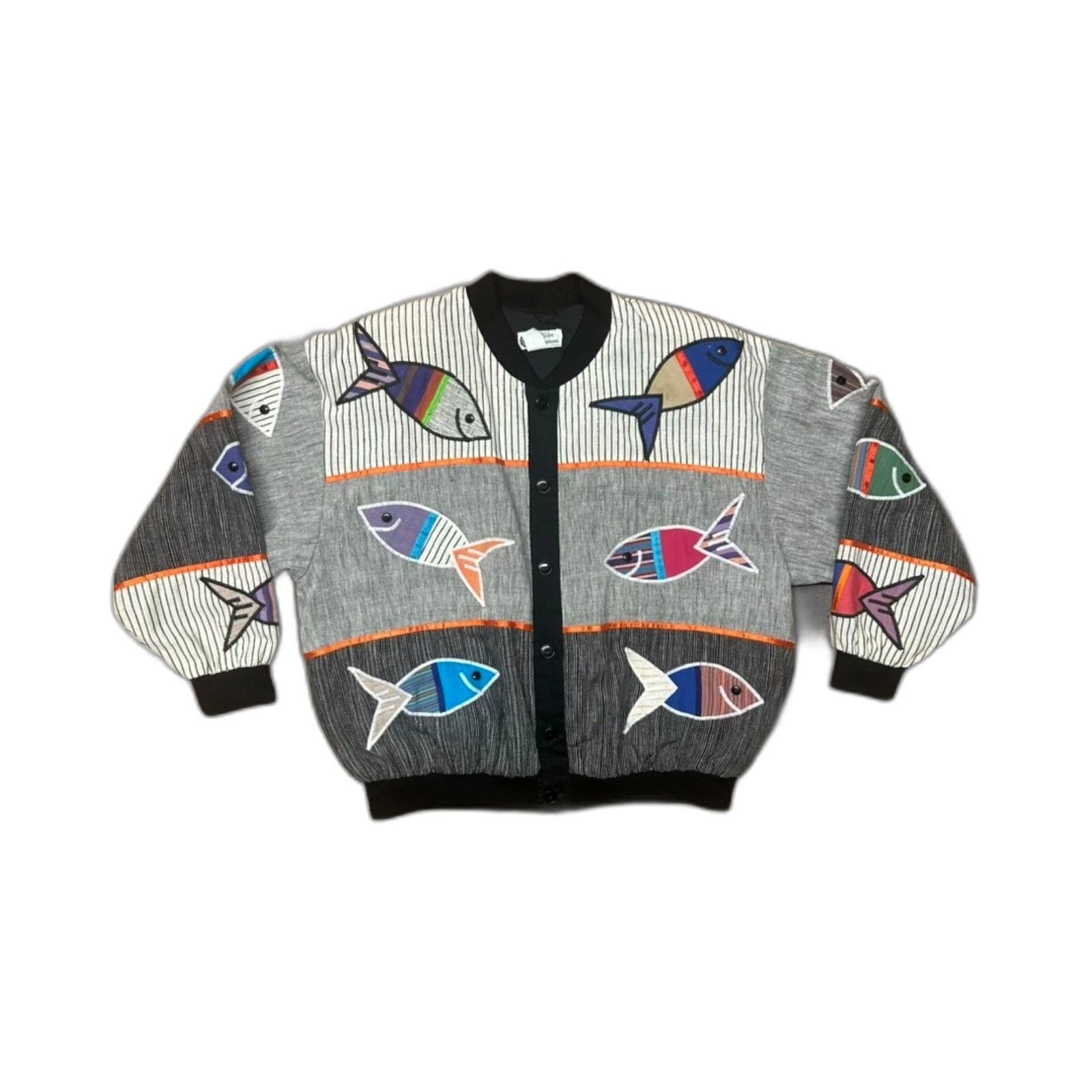 Vintage Vintage Women's Jacket Large 1990's Fish Appliqué Victor Cam Size US M / EU 48-50 / 2 - 1 Thumbnail