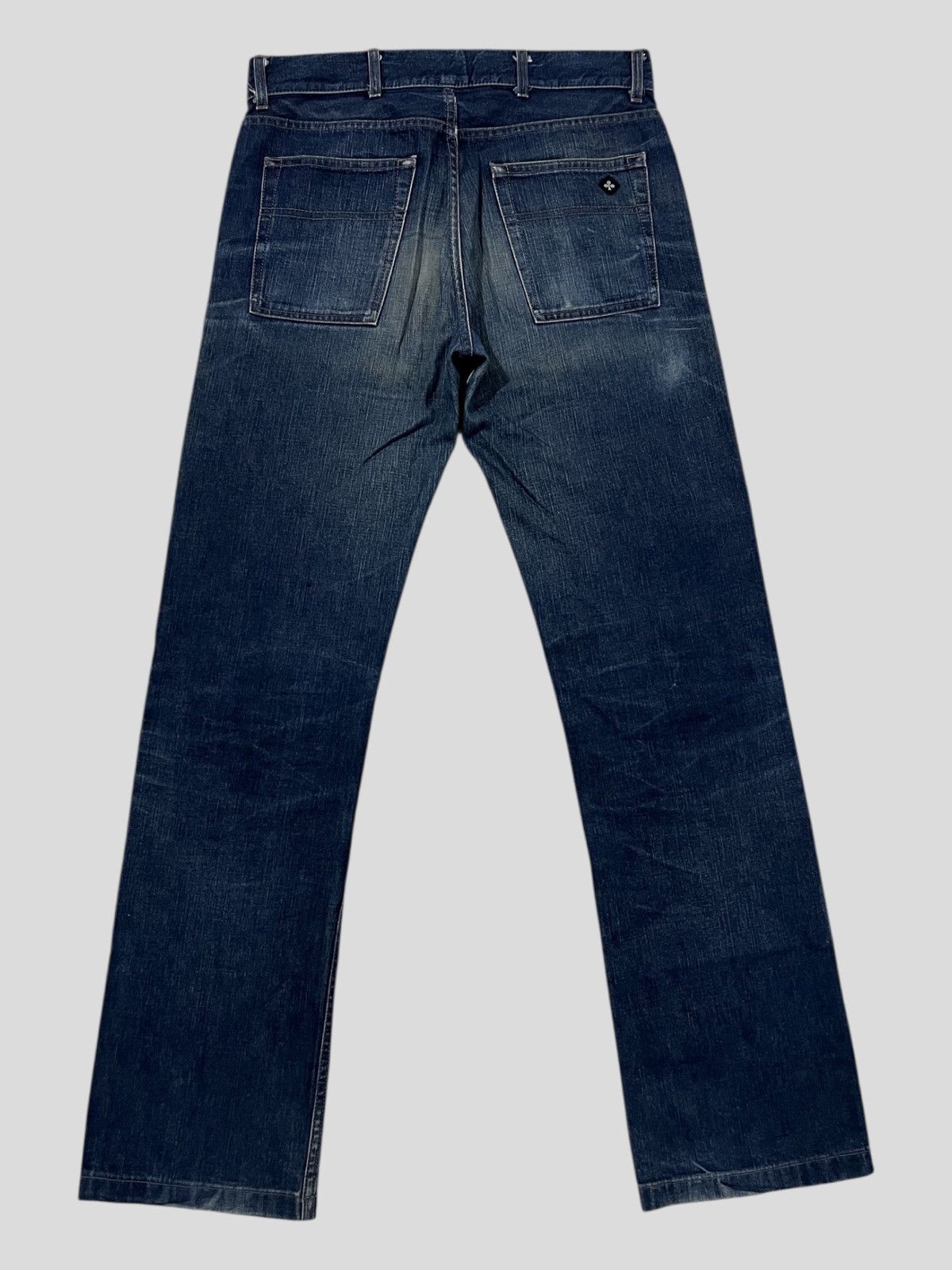 Christophe Lemaire Christophe Lemaire 🇫🇷 Super Flare Hem Honeycomb Wash Denim Size US 31 - 3 Thumbnail
