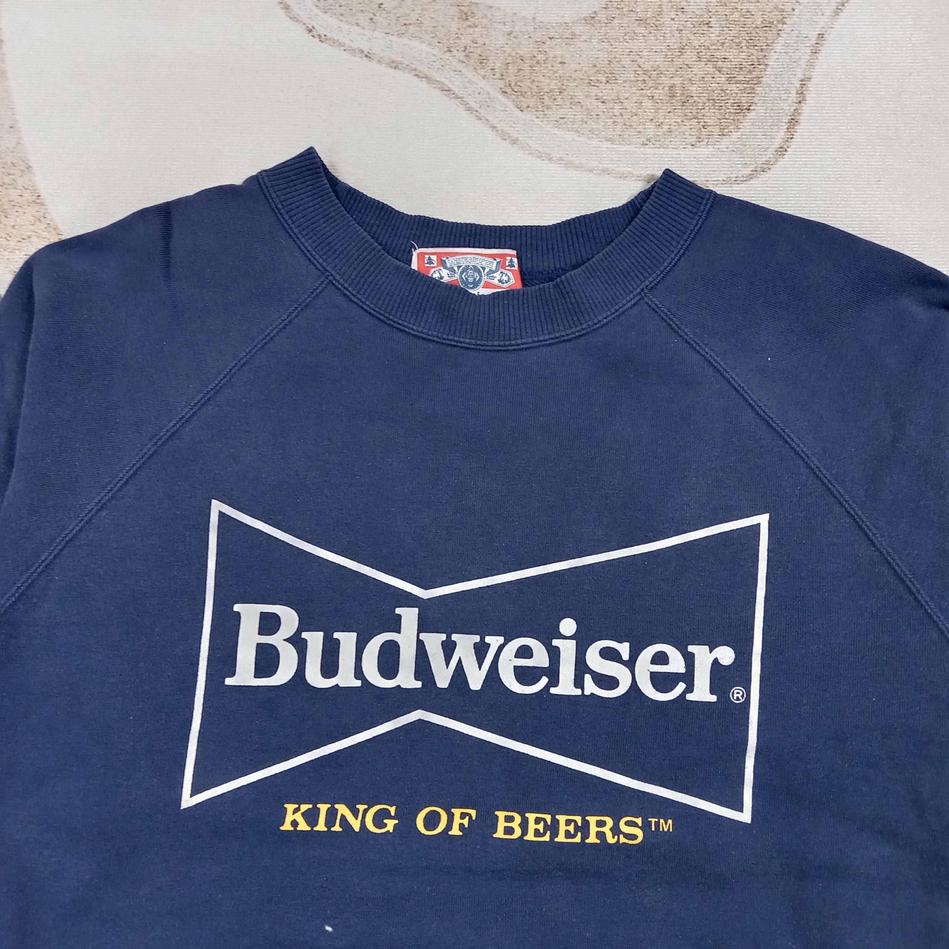 Budweiser 90's Budweiser King of Beers Sweatshirt C290N29 Size US M / EU 48-50 / 2 - 2 Thumbnail