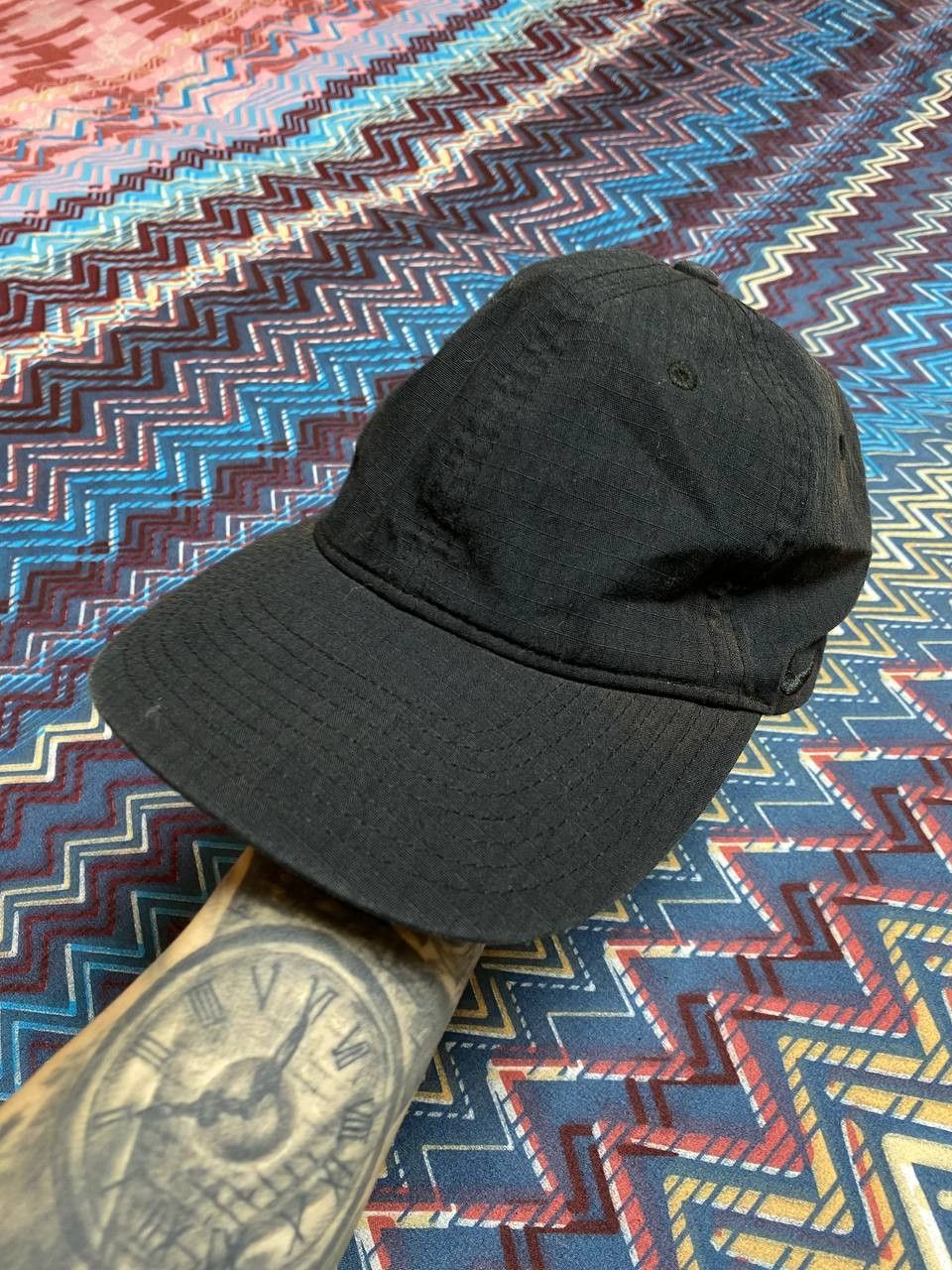 Nike Y2K Vintage Nike Cap Swoosh Streetwear Logo SUNFADED Hat Size ONE SIZE - 7 Thumbnail