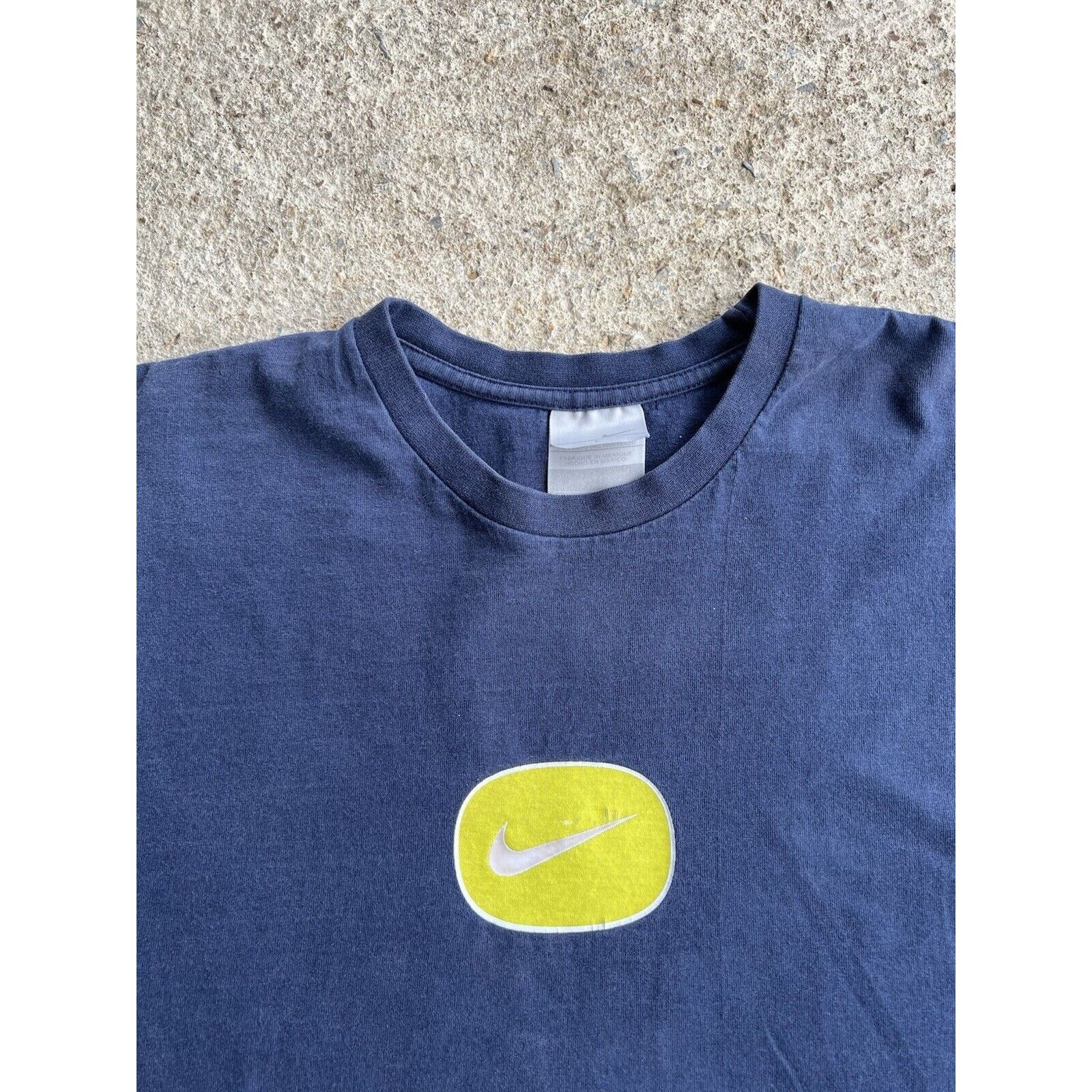 Nike Vintage Y2K Nike Center Check Longsleeve Shirt Large Faded Size US L / EU 52-54 / 3 - 3 Thumbnail