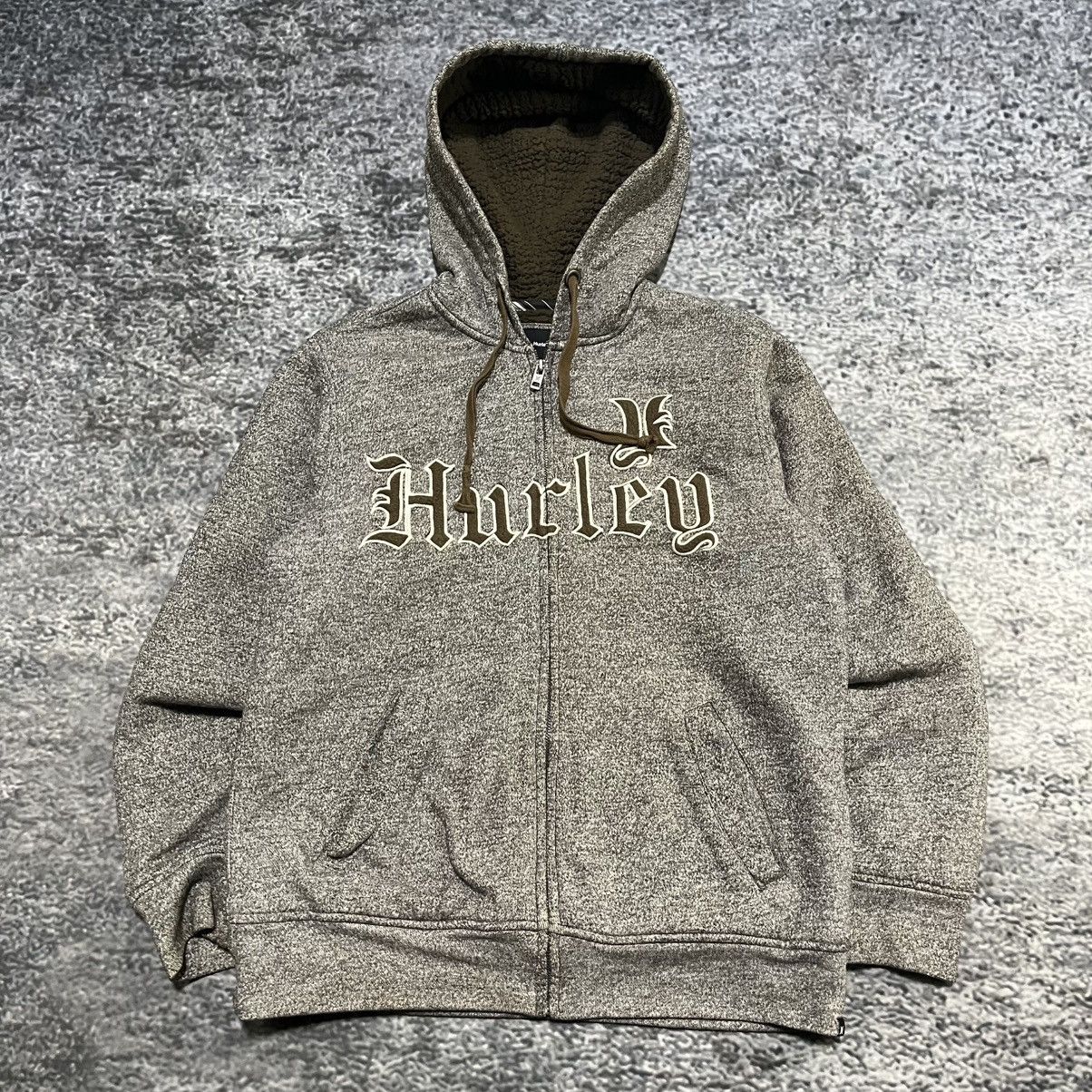 Hurley Vintage Y2K Hurley Grunge Skater Fleece Zip Up Hoodie Small Size US S / EU 44-46 / 1 - 3 Thumbnail