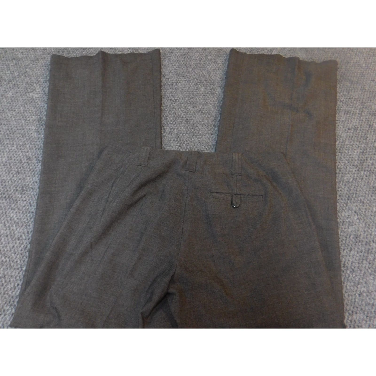 Banana Republic Banana Republic Pants Women 6 Gray Straight Ryan Fit Lined Chino 33in Inseam Regular Zip Zipper Size 28" / US 6 / IT 42 - 7 Thumbnail
