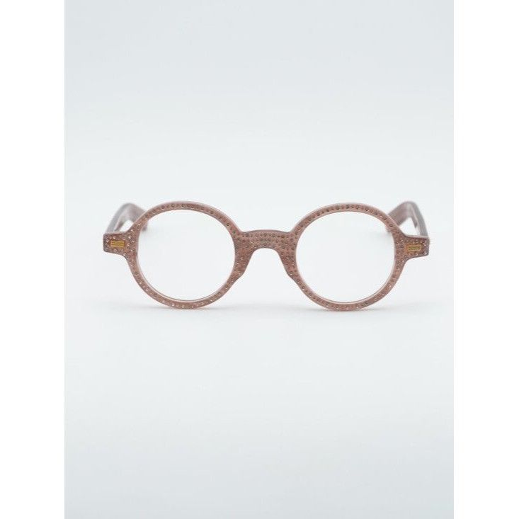 Valentino Valentino VLX-185E Eyeglasses Pink with Stones 43mm Round Size ONE SIZE - 5 Thumbnail