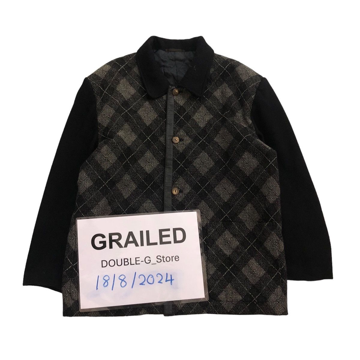 Japanese Brand 📌VINTAGE WORK WOOL JACKET LINEA FRESCA ISSEY MIYAKE Size US M / EU 48-50 / 2 - 1 Thumbnail