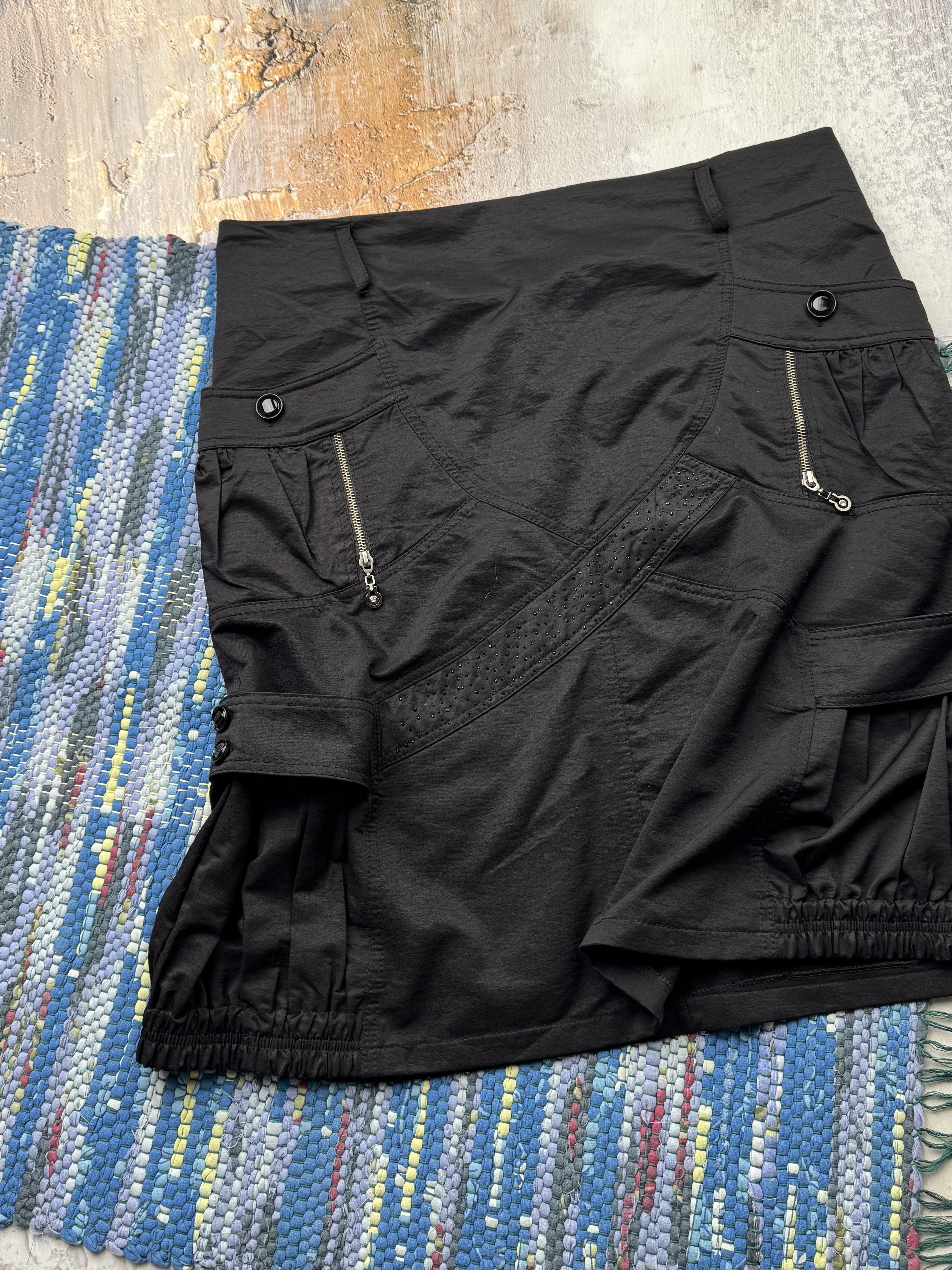 Japanese Brand Vintage Skirt With Zipper A725(571)(D15) Size 34" / US 12 / IT 48 - 2 Thumbnail
