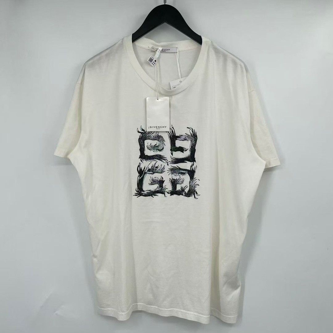 Givenchy Givenchy White T-Shirt L Men Size US L / EU 52-54 / 3 - 1 Thumbnail