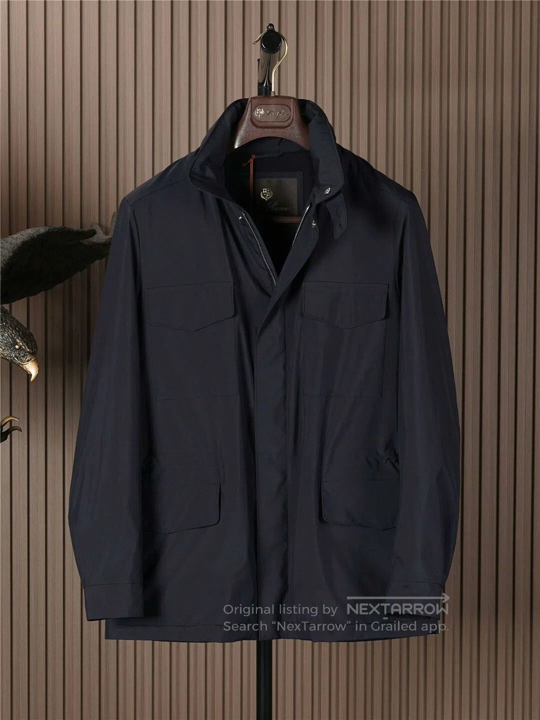 Loro Piana Loro Piana Traveller Jacket Navy Blue. Size US XL / EU 56 / 4 - 1 Thumbnail